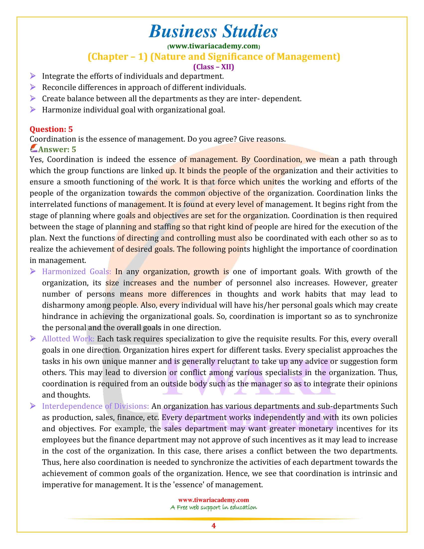 NCERT Solutions for Class 12 Business Studies Chapter 1 pdf