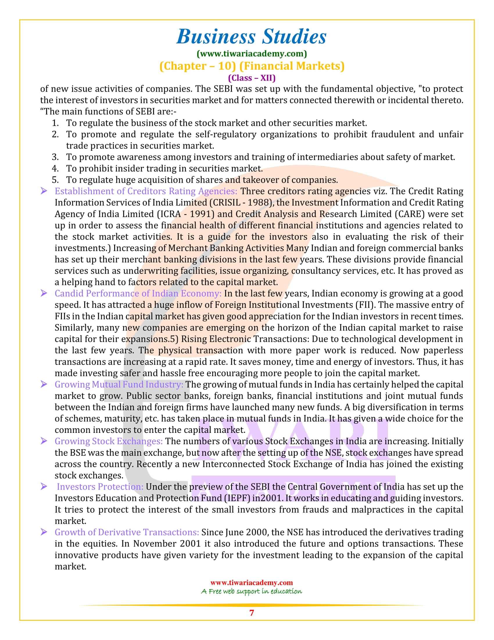 NCERT Solutions for Class 12 Business Studies Chapter 10 download