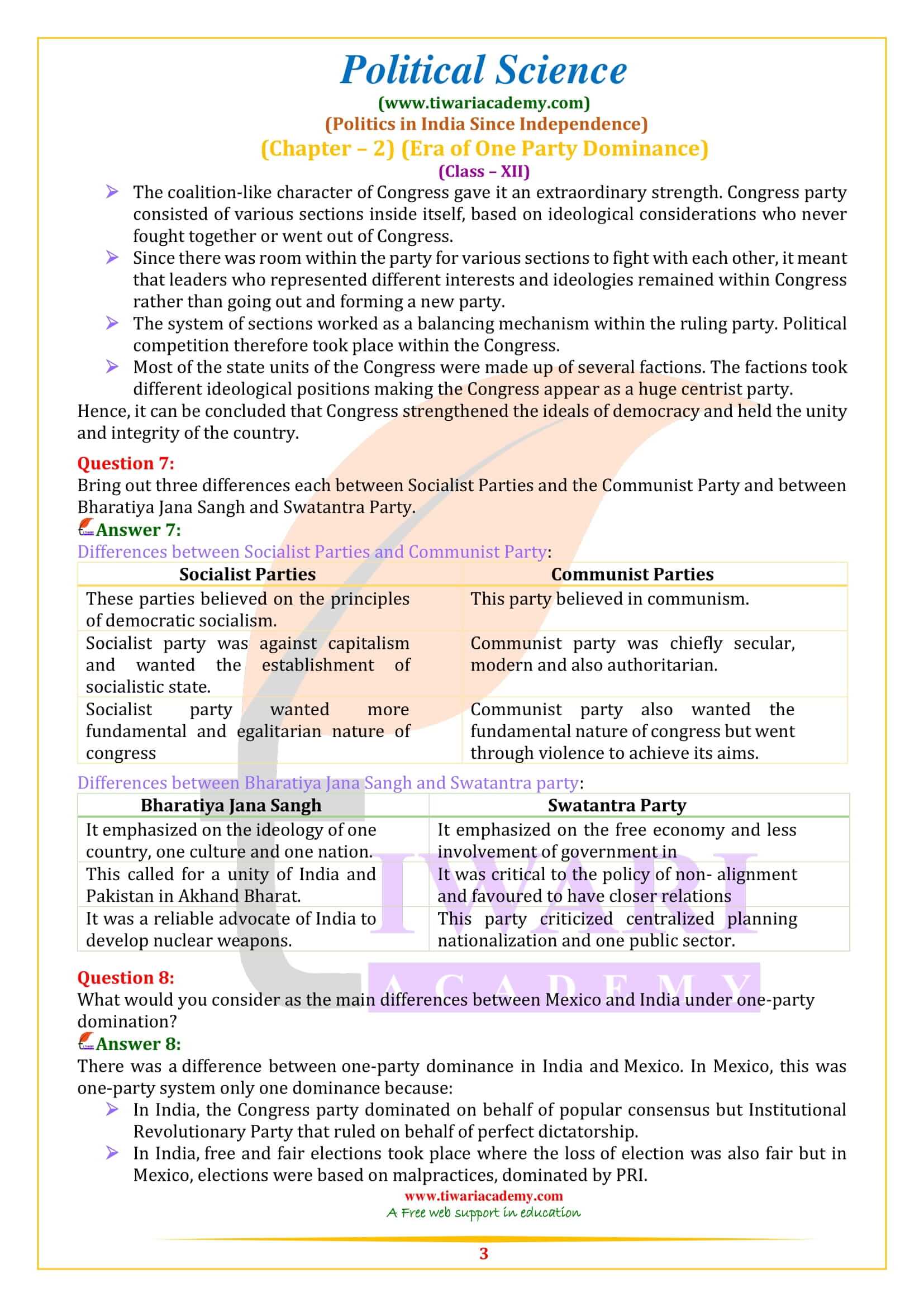 Class 12 Political Science Part 2 Chapter 2