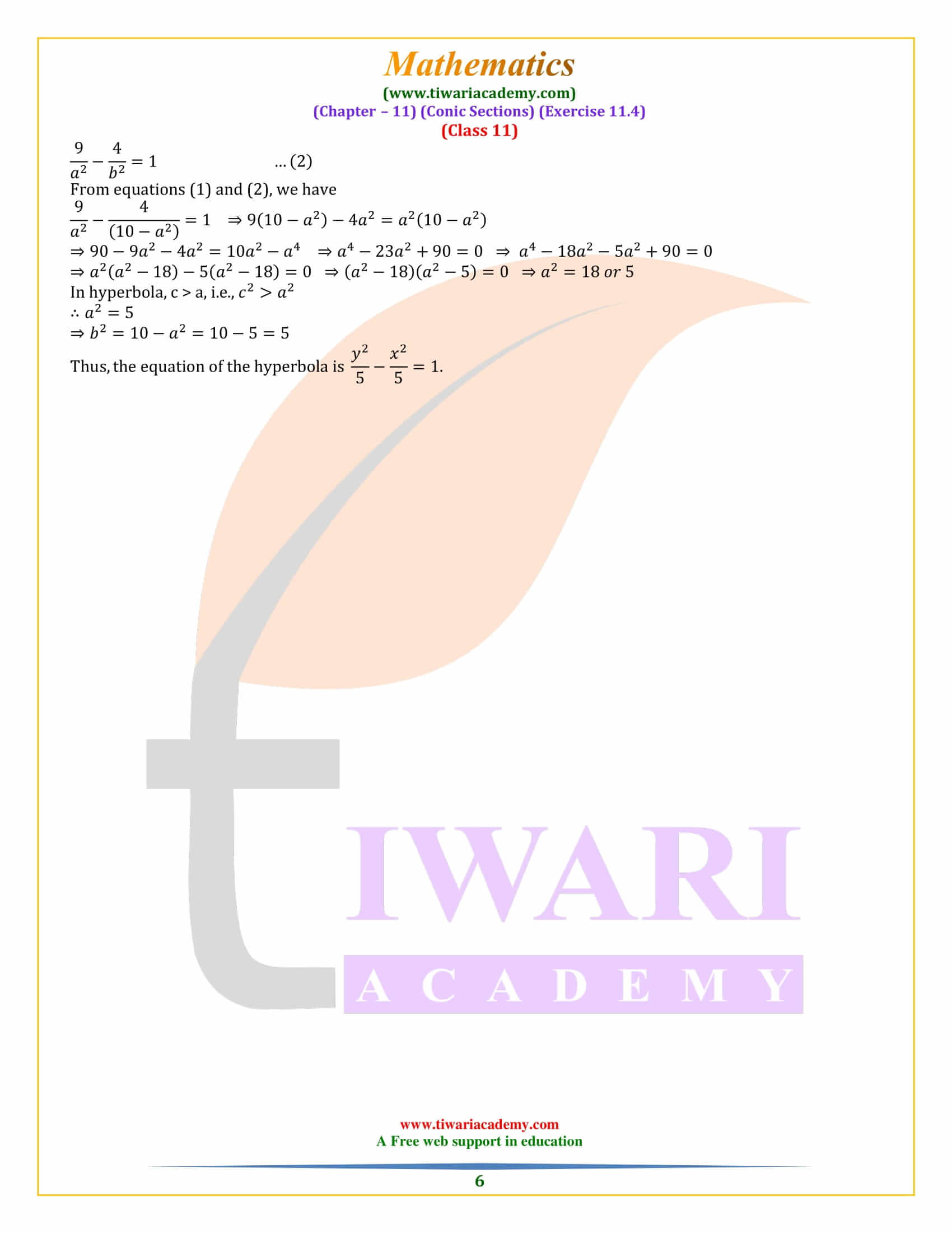 Class 11 Maths Exercise 11.4 download