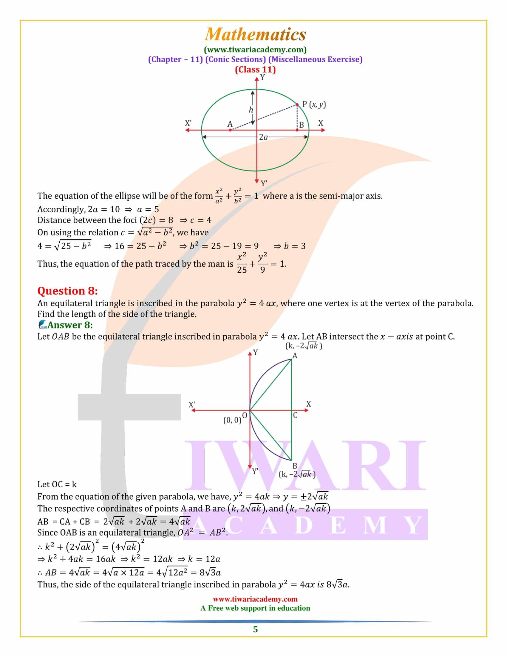 11th Maths misc. ex. 11