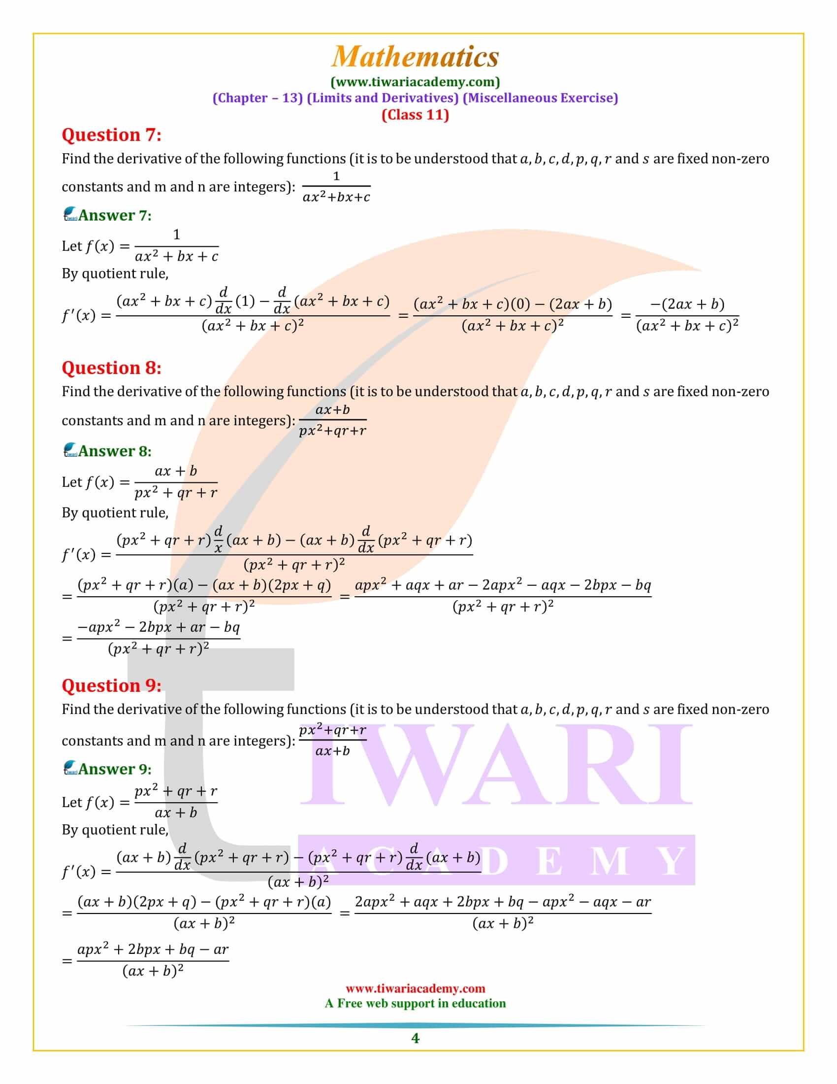 misc. 13 class 11 maths