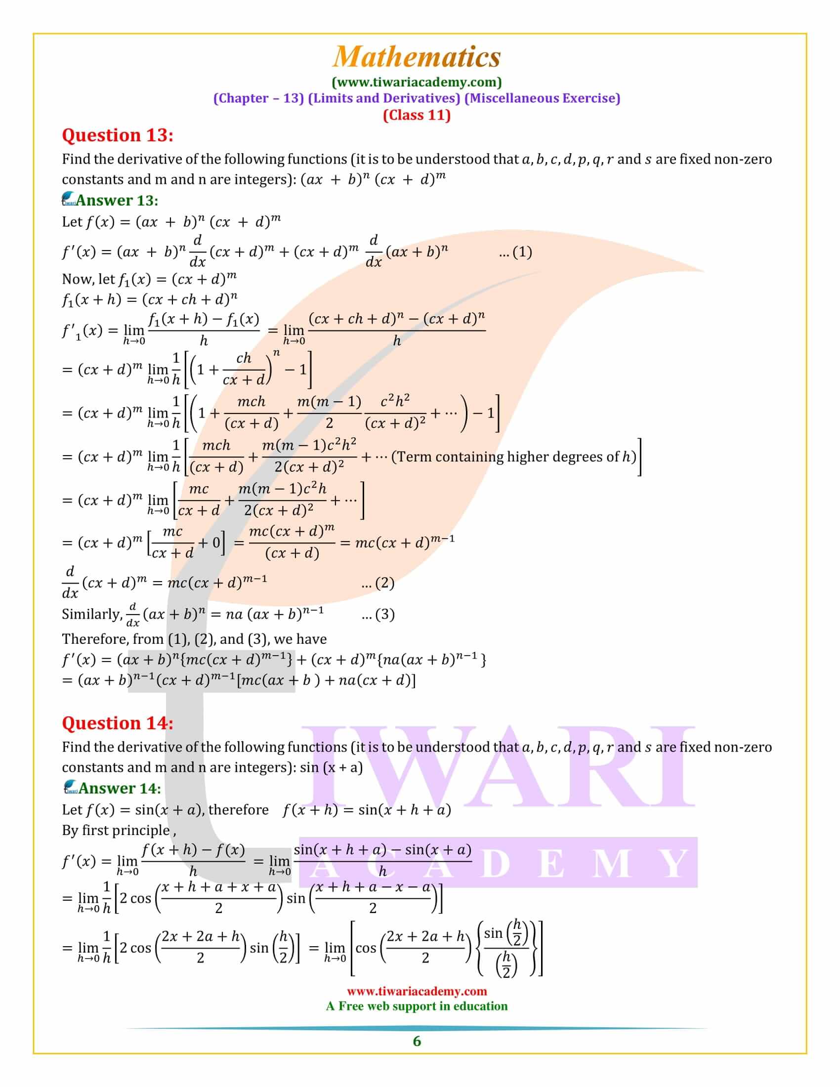 Misc. Ex. 12 in Class 11 Maths