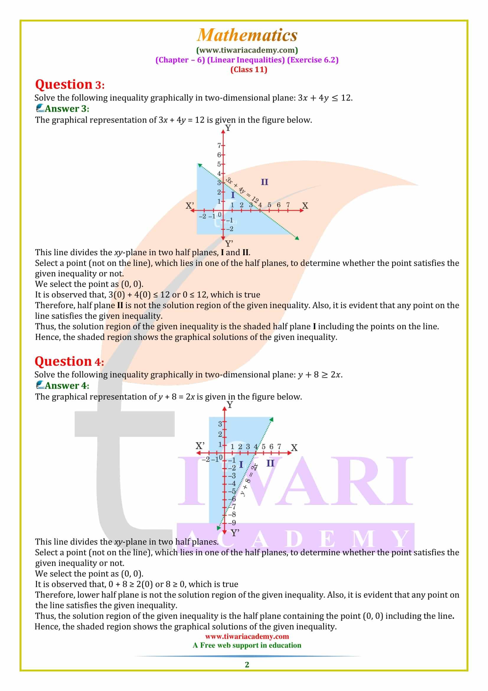 Class 11 Maths Exercise 6.2