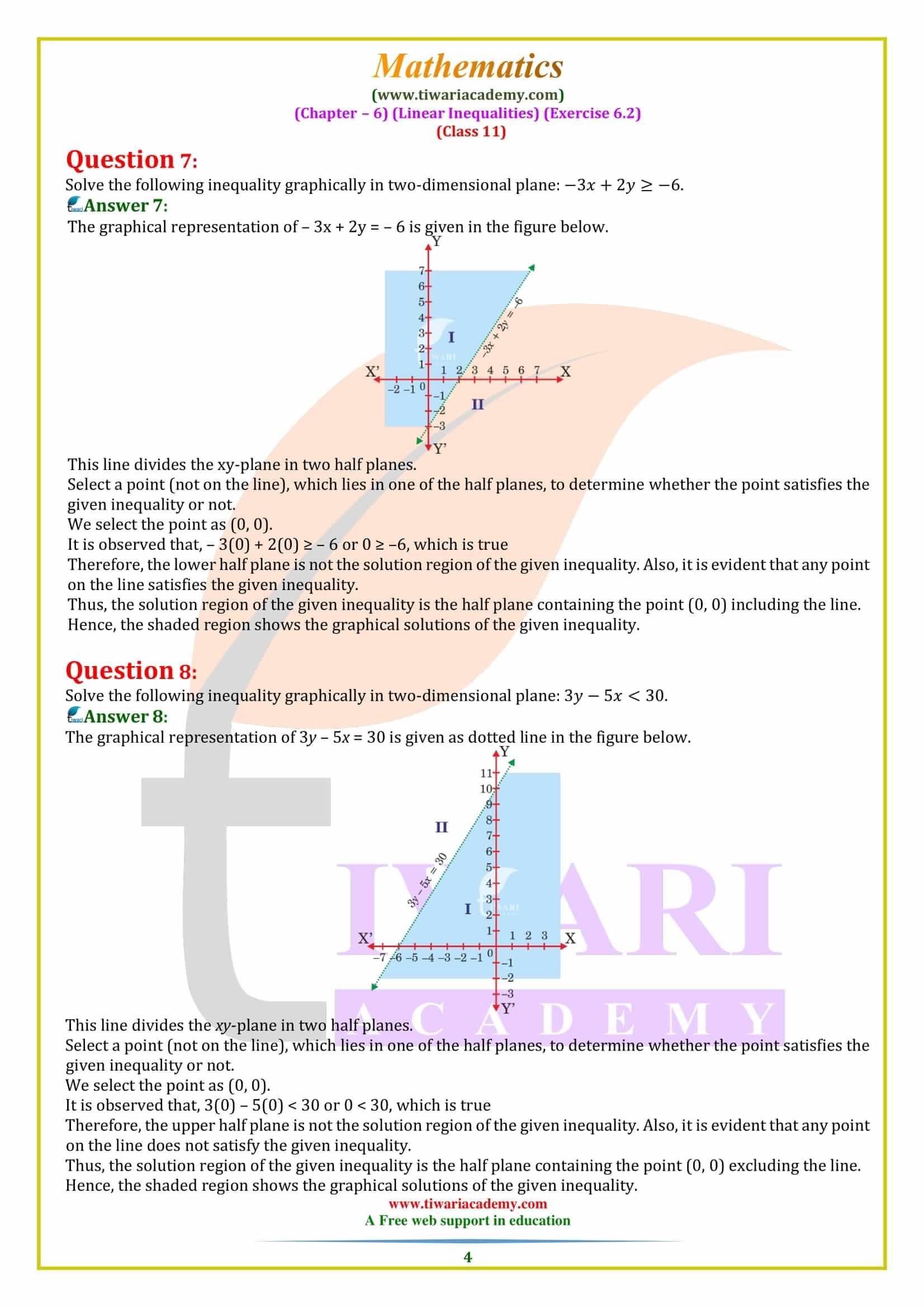 NCERT Solutions for Class 11 Maths Exercise 6.2 PDF download