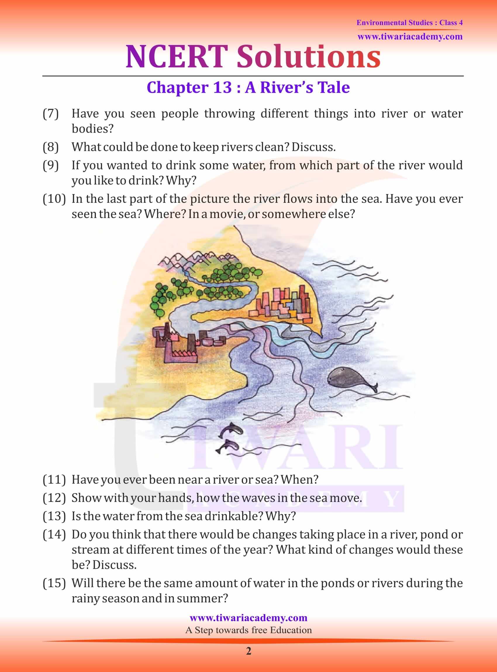 NCERT Solutions for Class 4 EVS Chapter 13