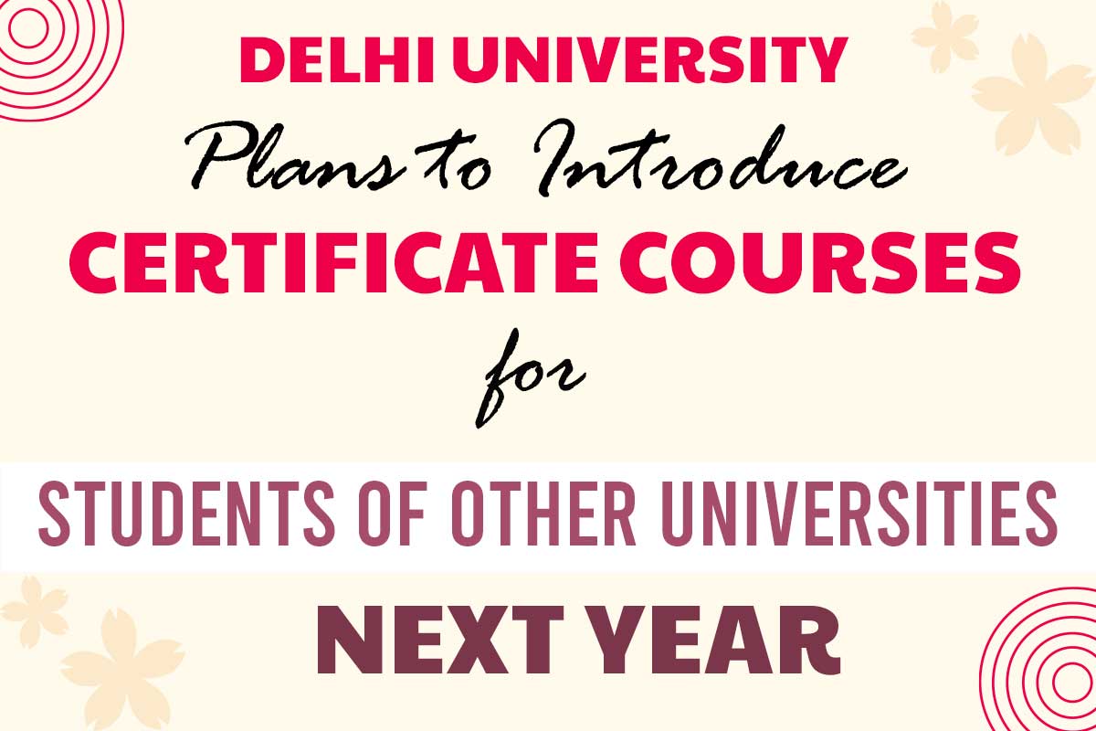 Delhi University plans to introduce certificate courses