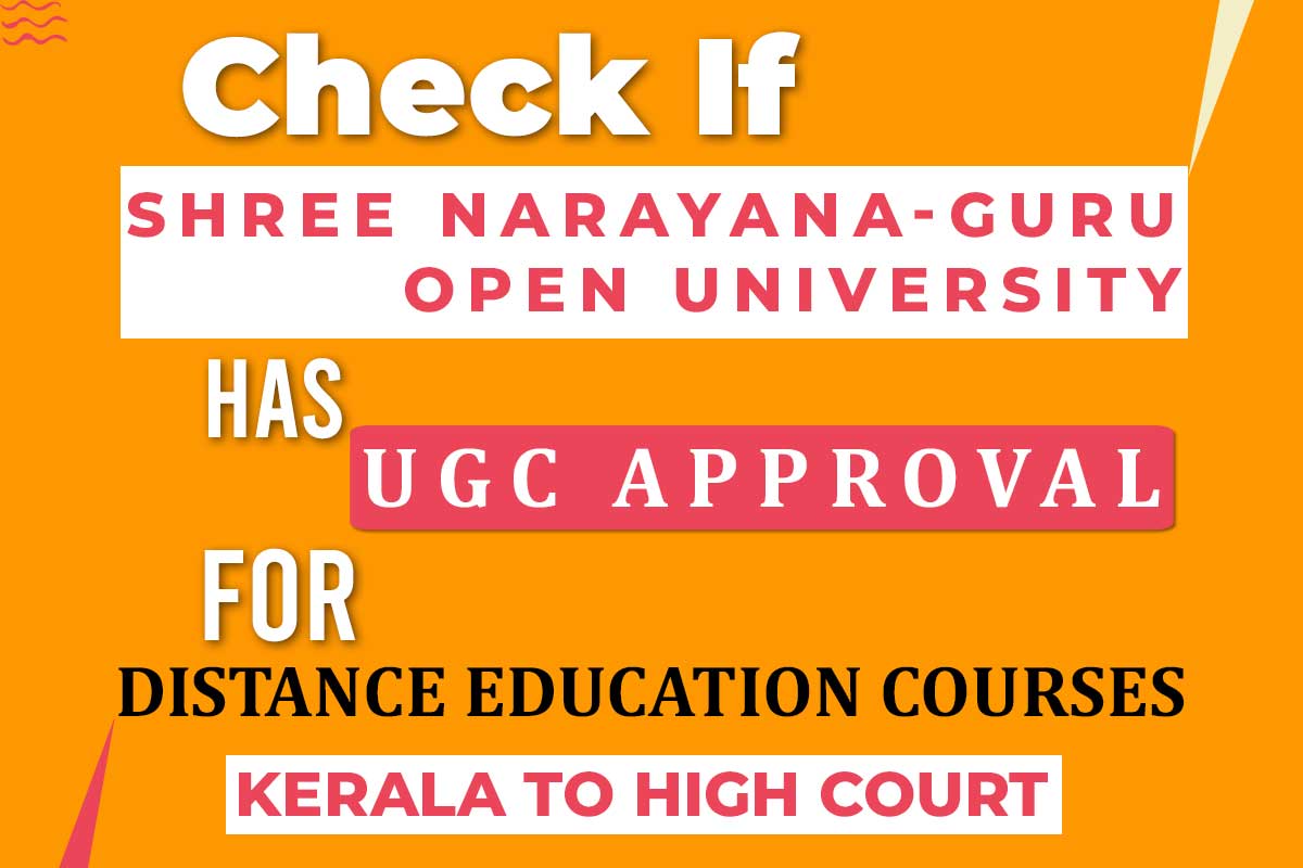 Check if Shree Narayana Guru Open University has UGC approval