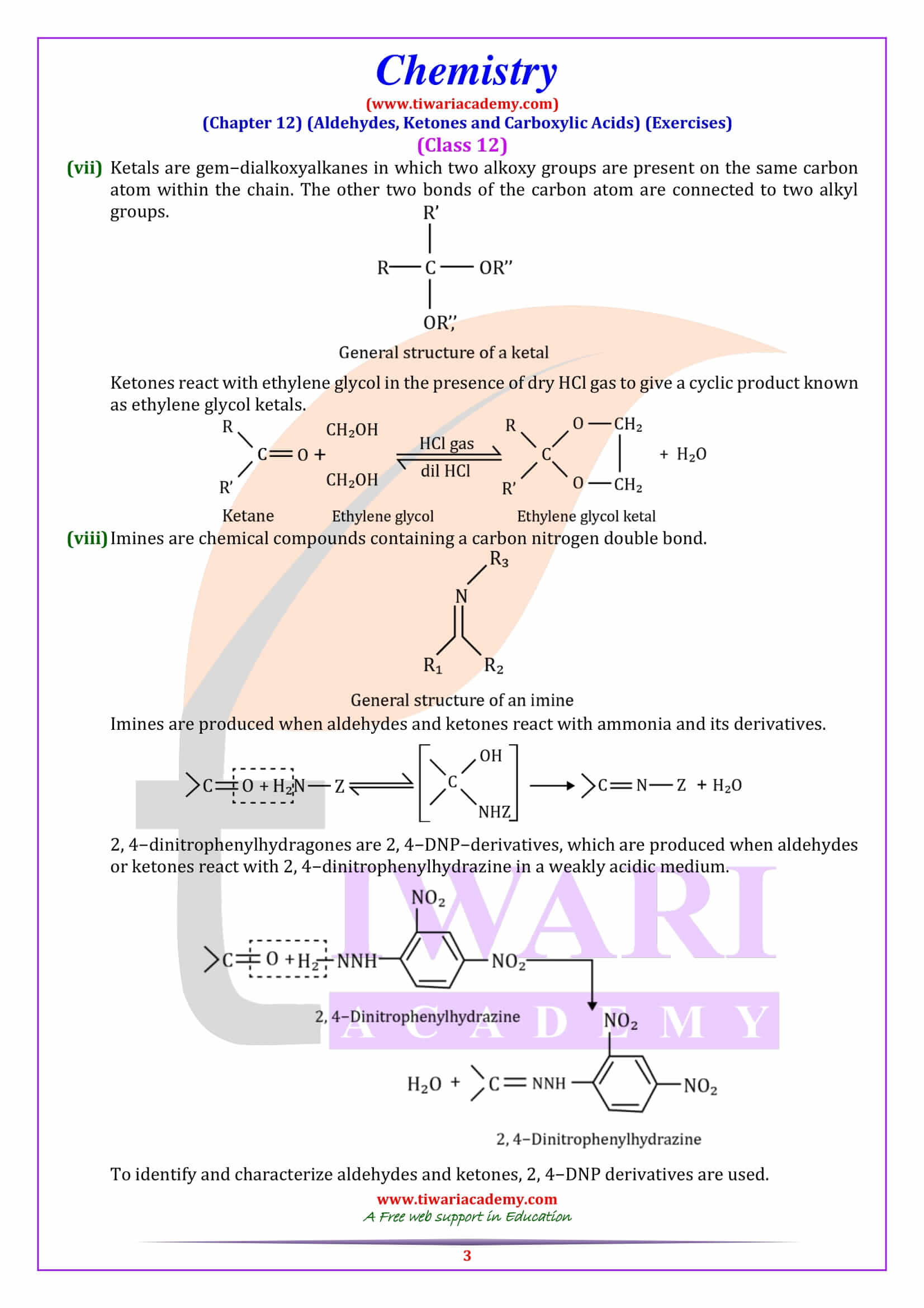 NCERT Solutions for Class 12 Chemistry Chapter 12