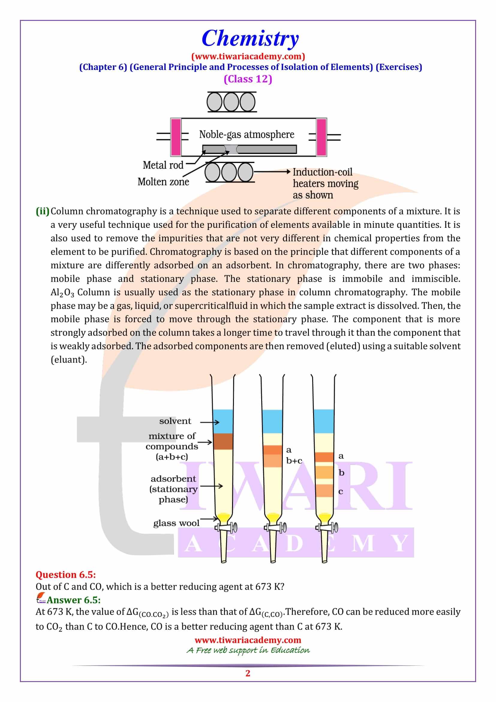 Class 12 Chemistry Chapter 6 General Principles