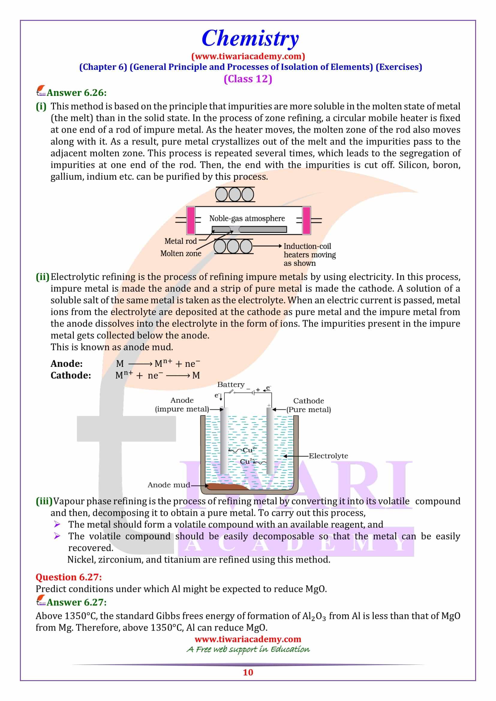 Class 12 Chemistry Chapter 6
