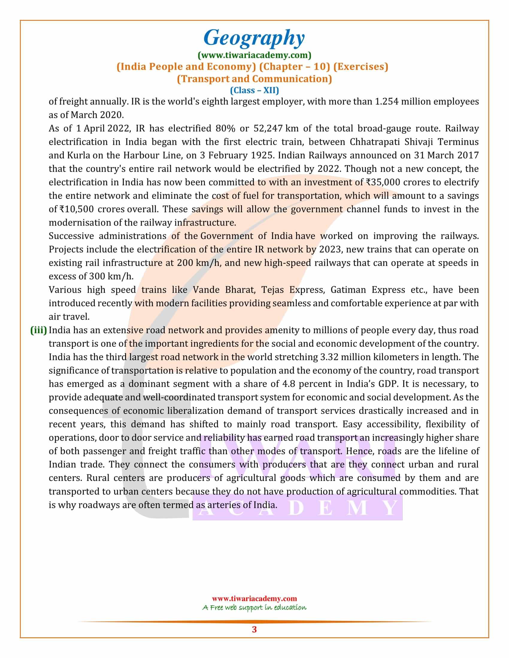 Class 12 Geography Chapter 10