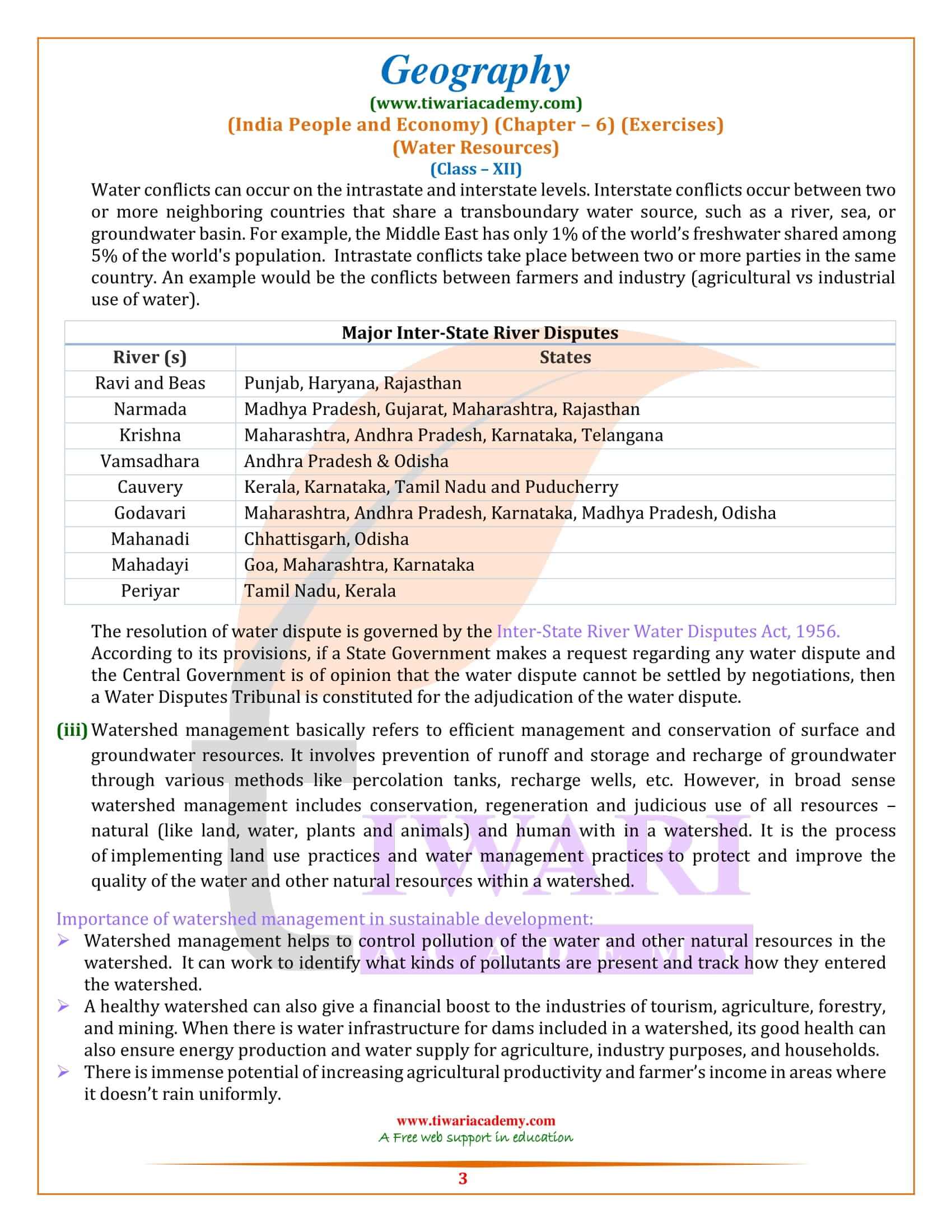 Class 12 Geography Chapter 6