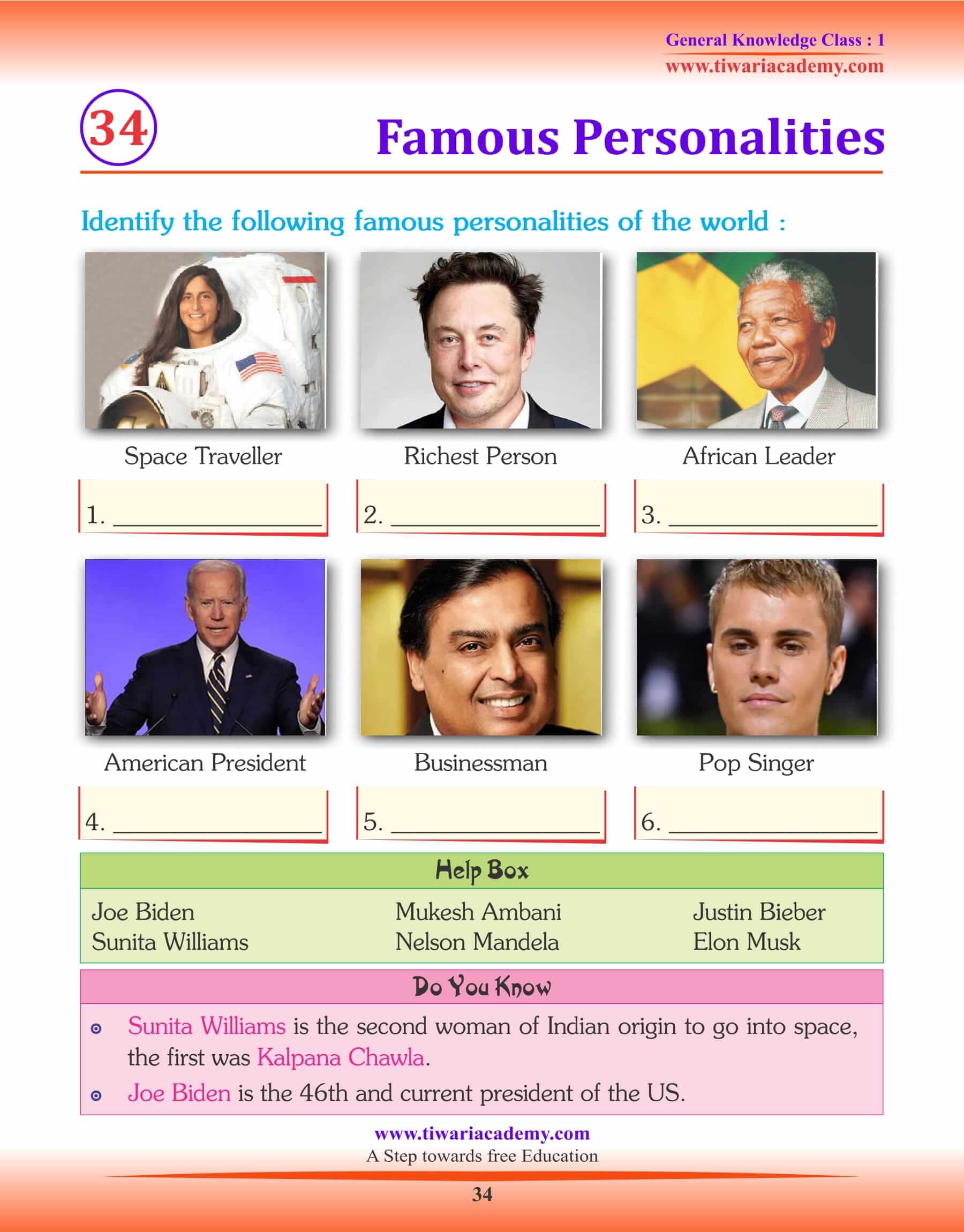 Famous Personalities