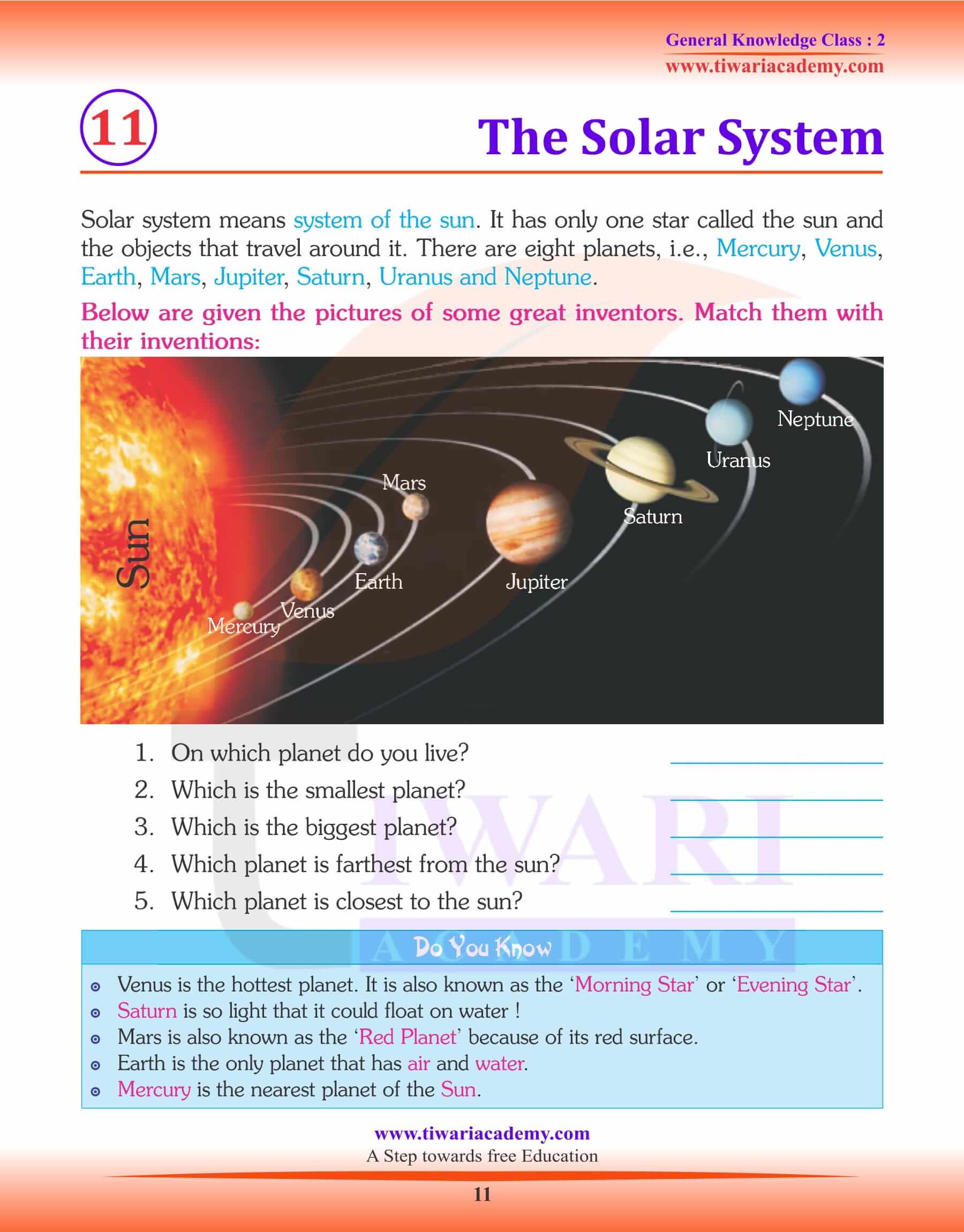 The Solar System