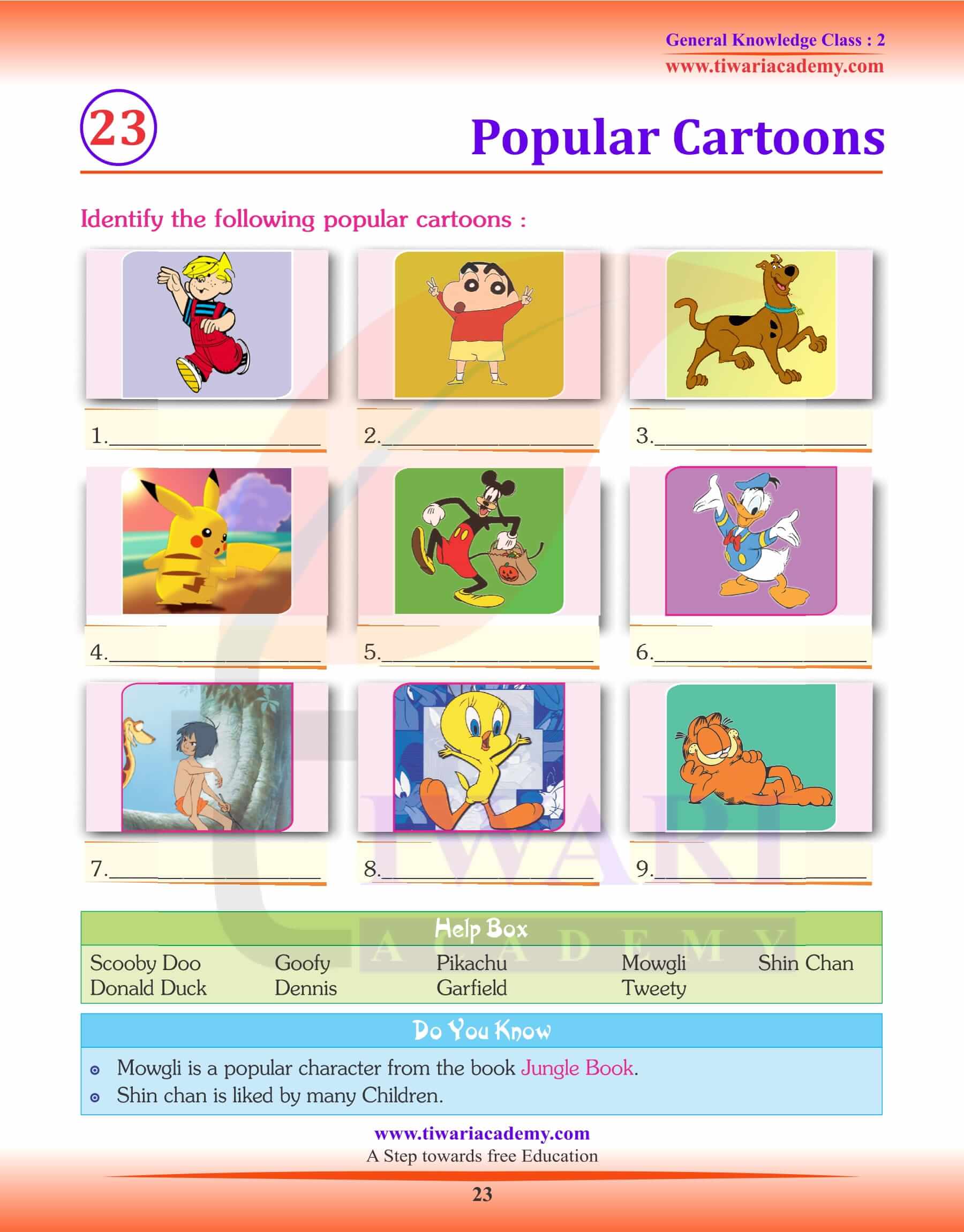 Popular Cartoons