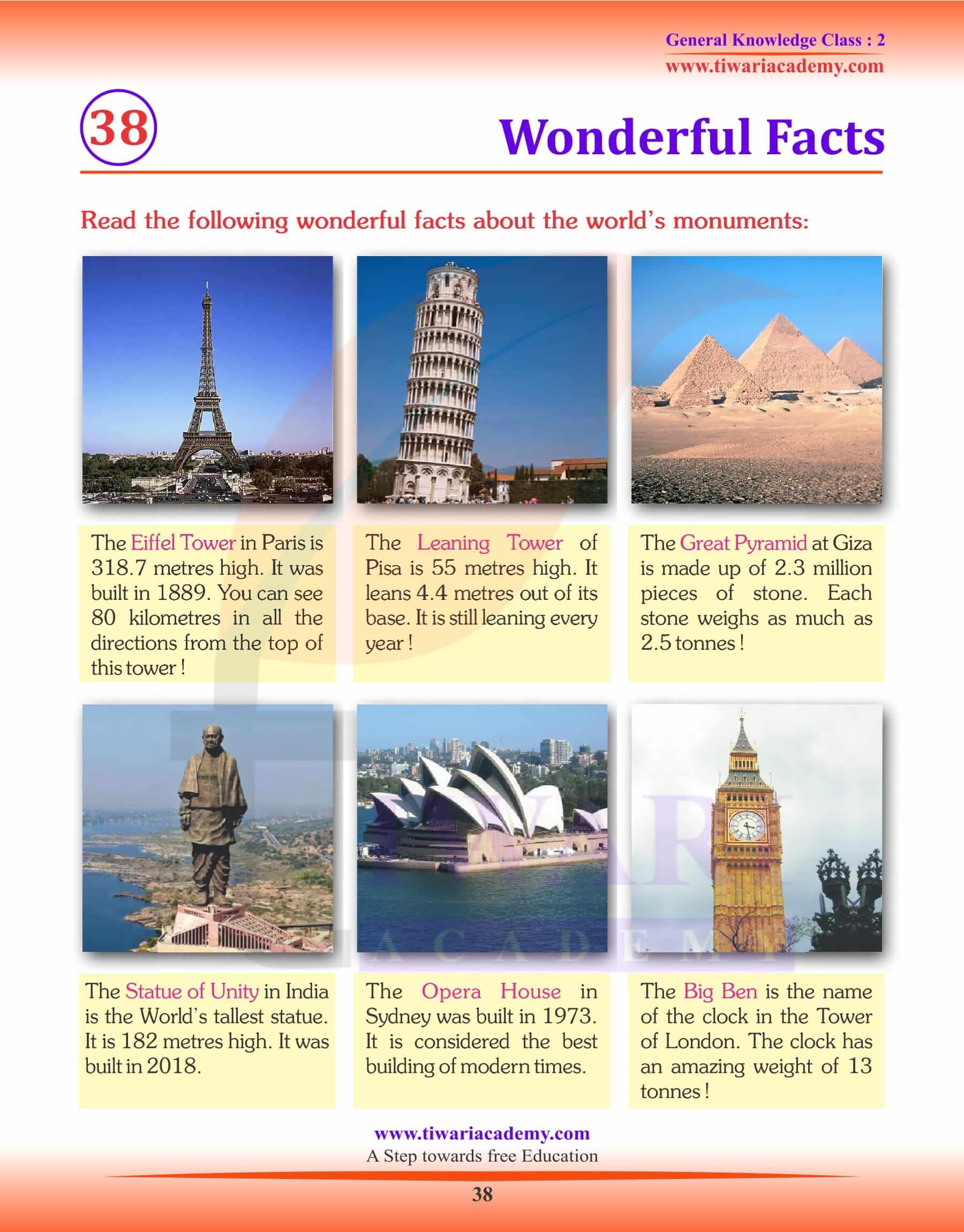 Wonderful Facts