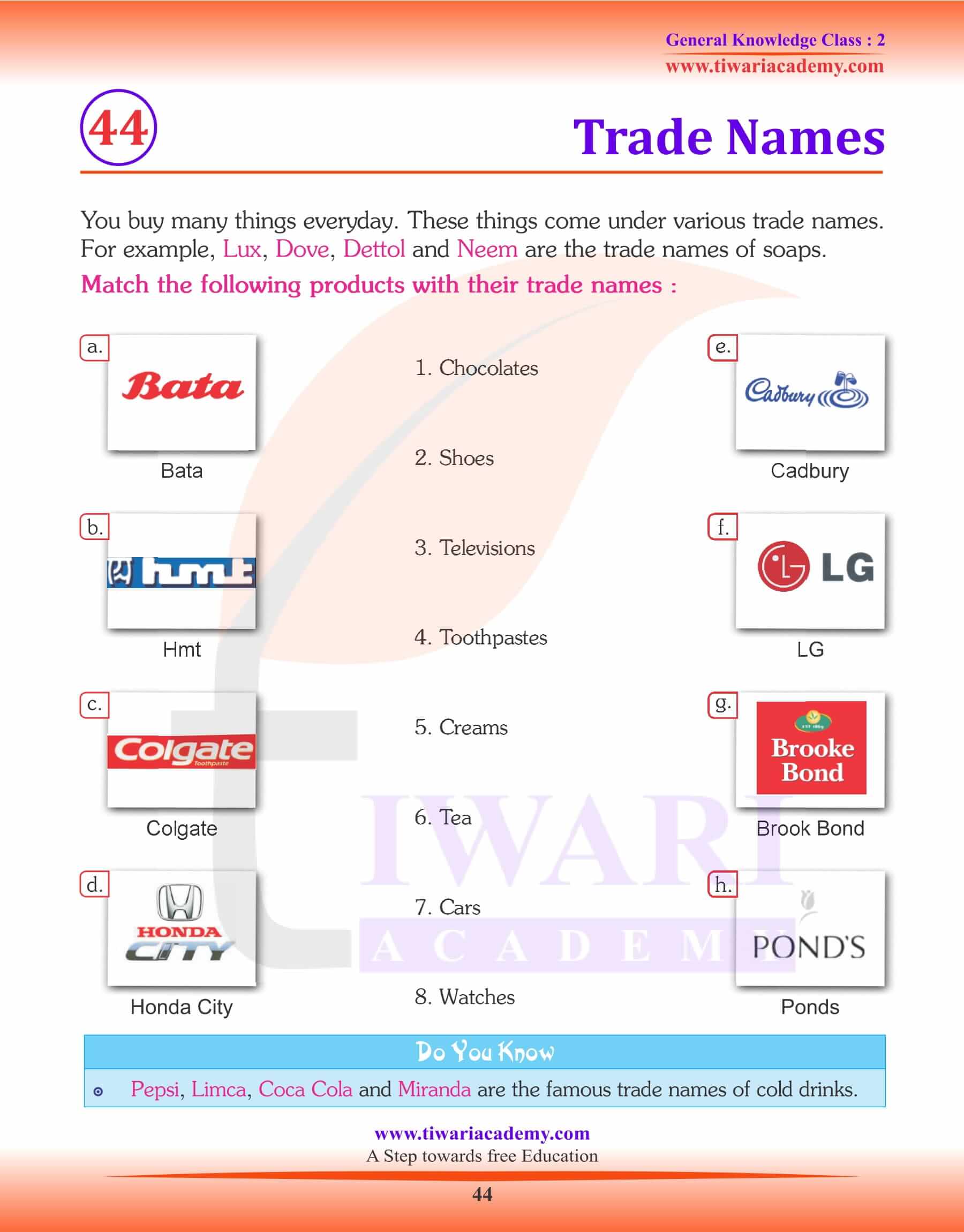 Trade Names