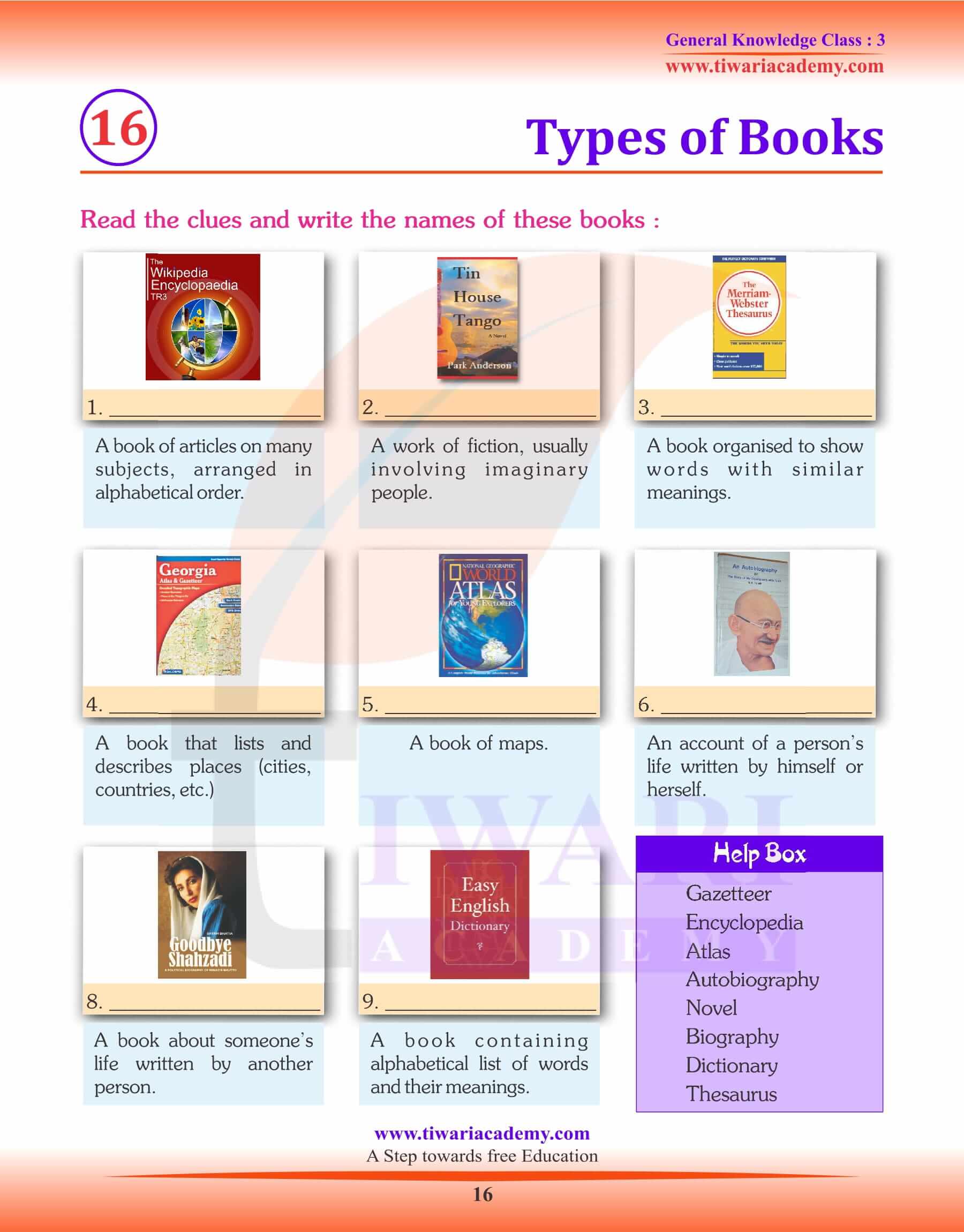 Types of Books