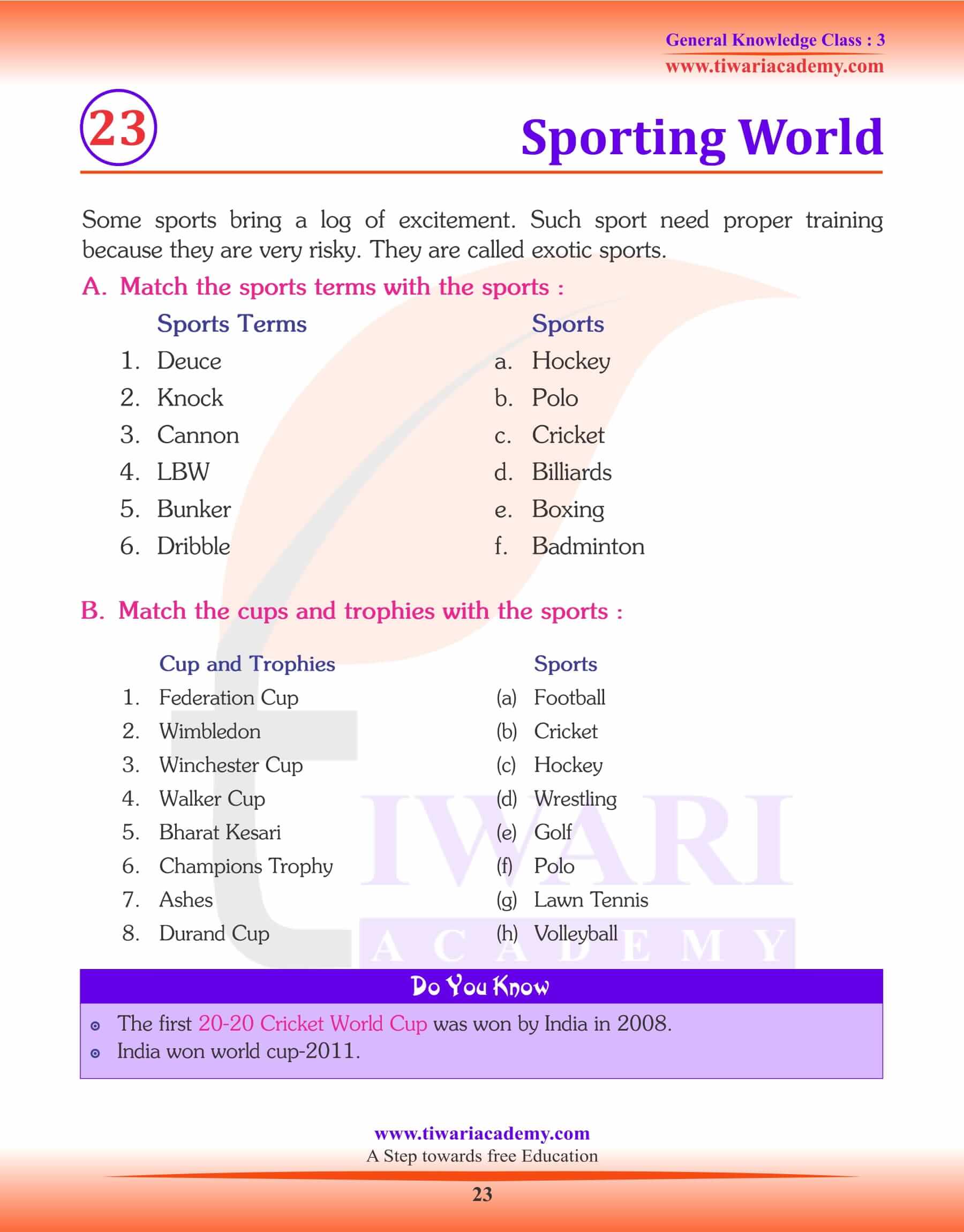 Sporting World