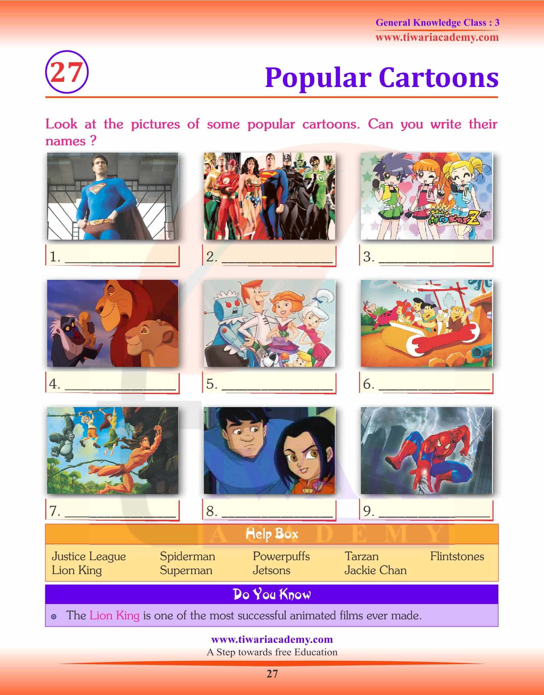 Popular Cartoons