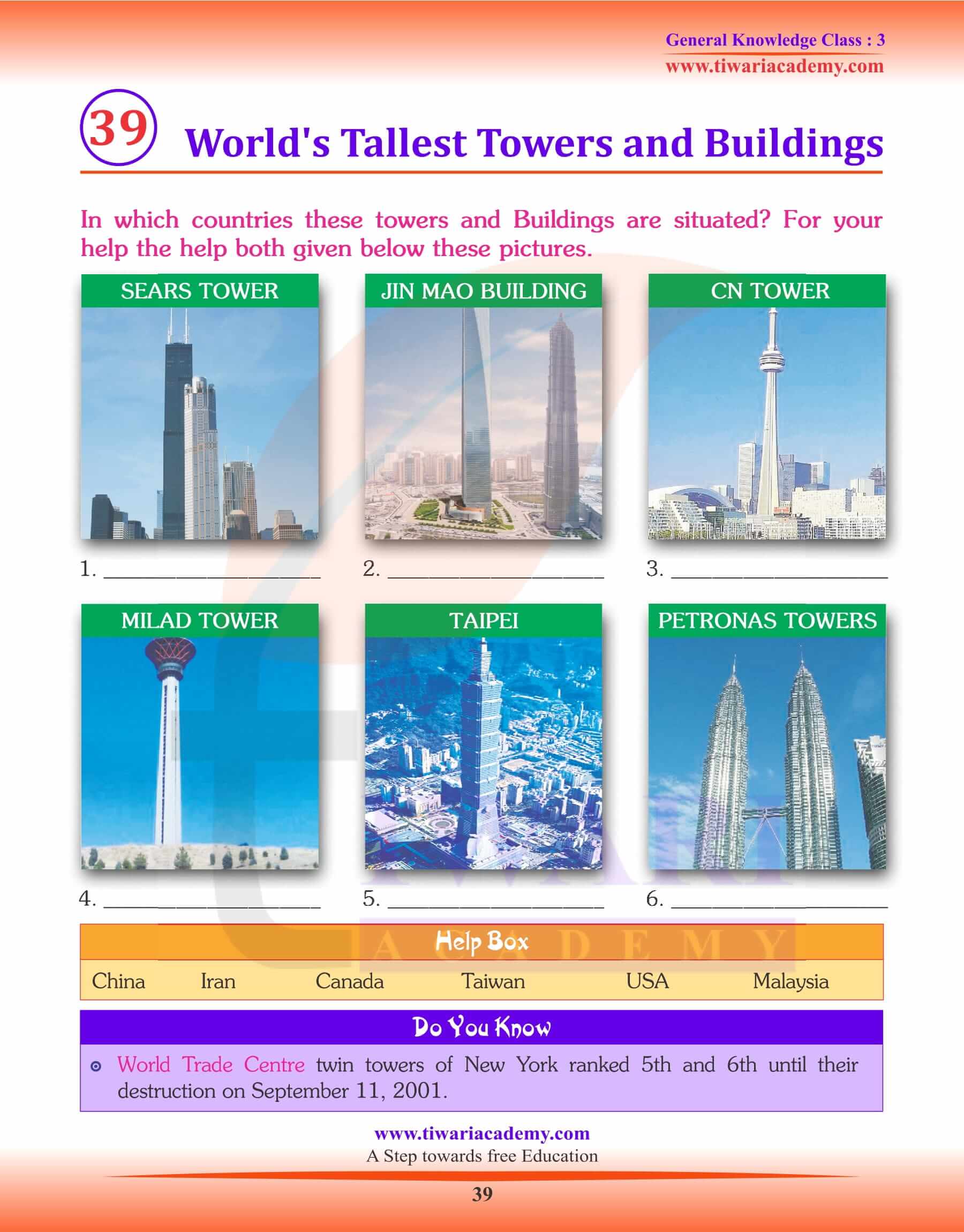 World’s tallest Towers and Buildings