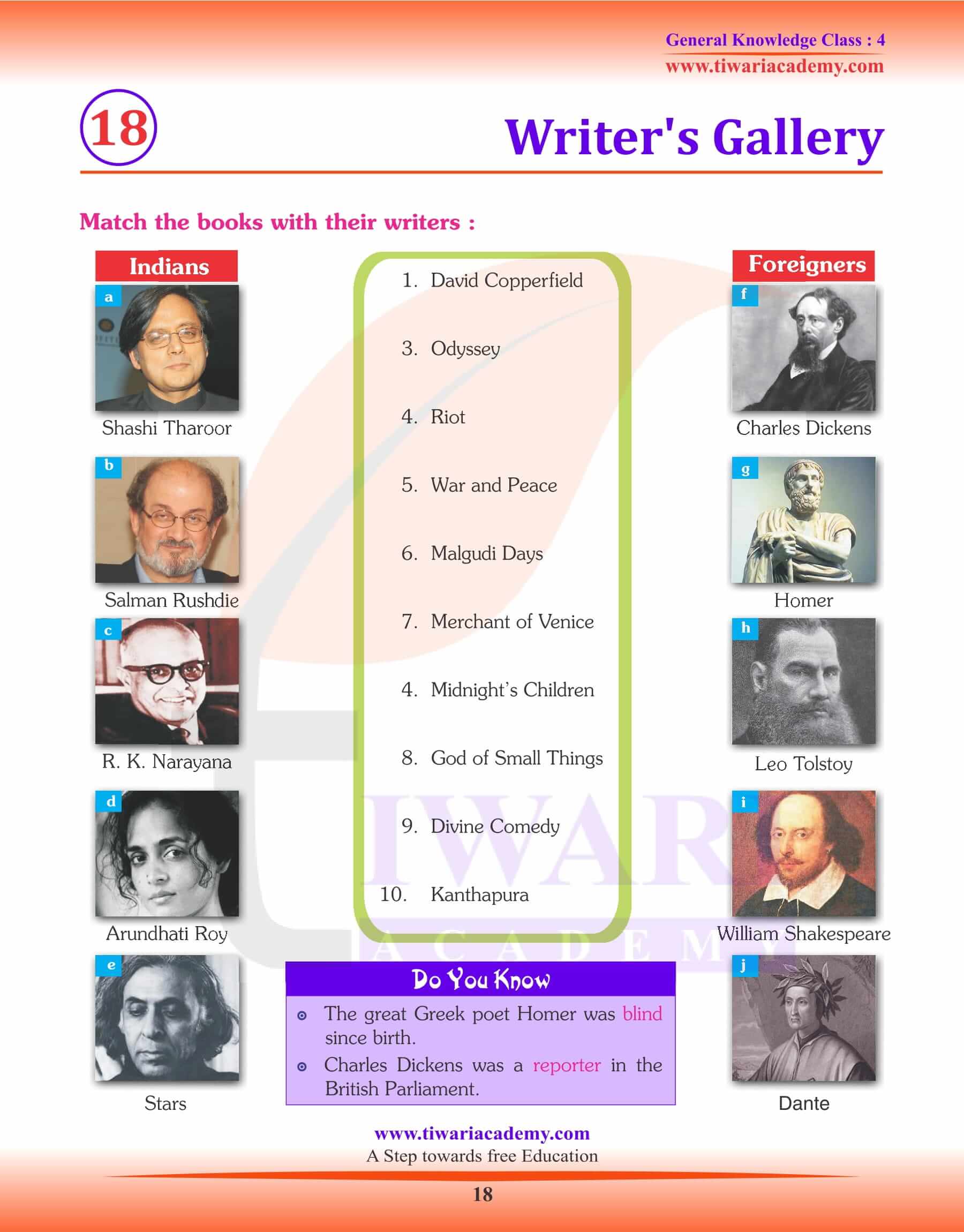 Writer’s Gallery