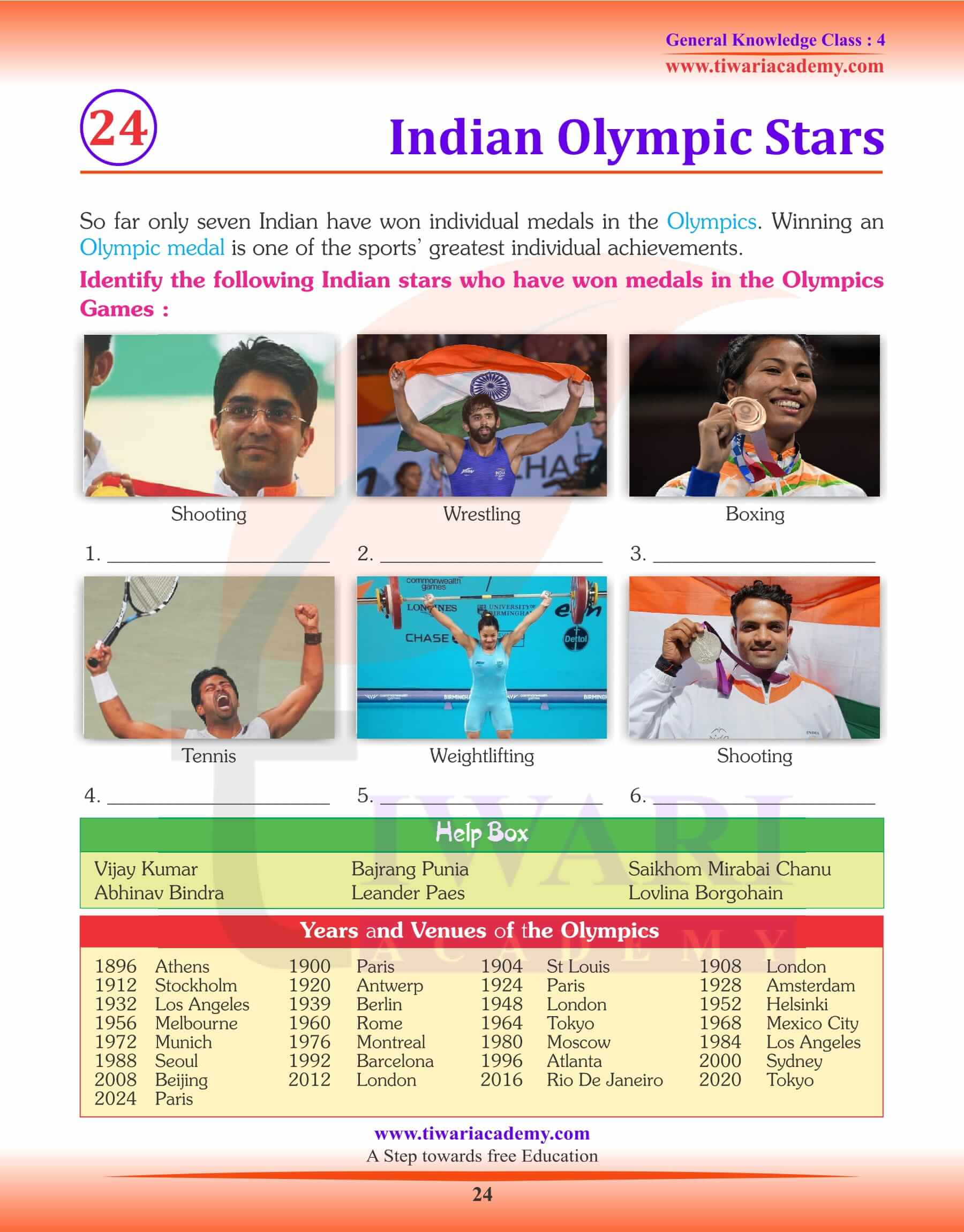 Indian Olympic Stars