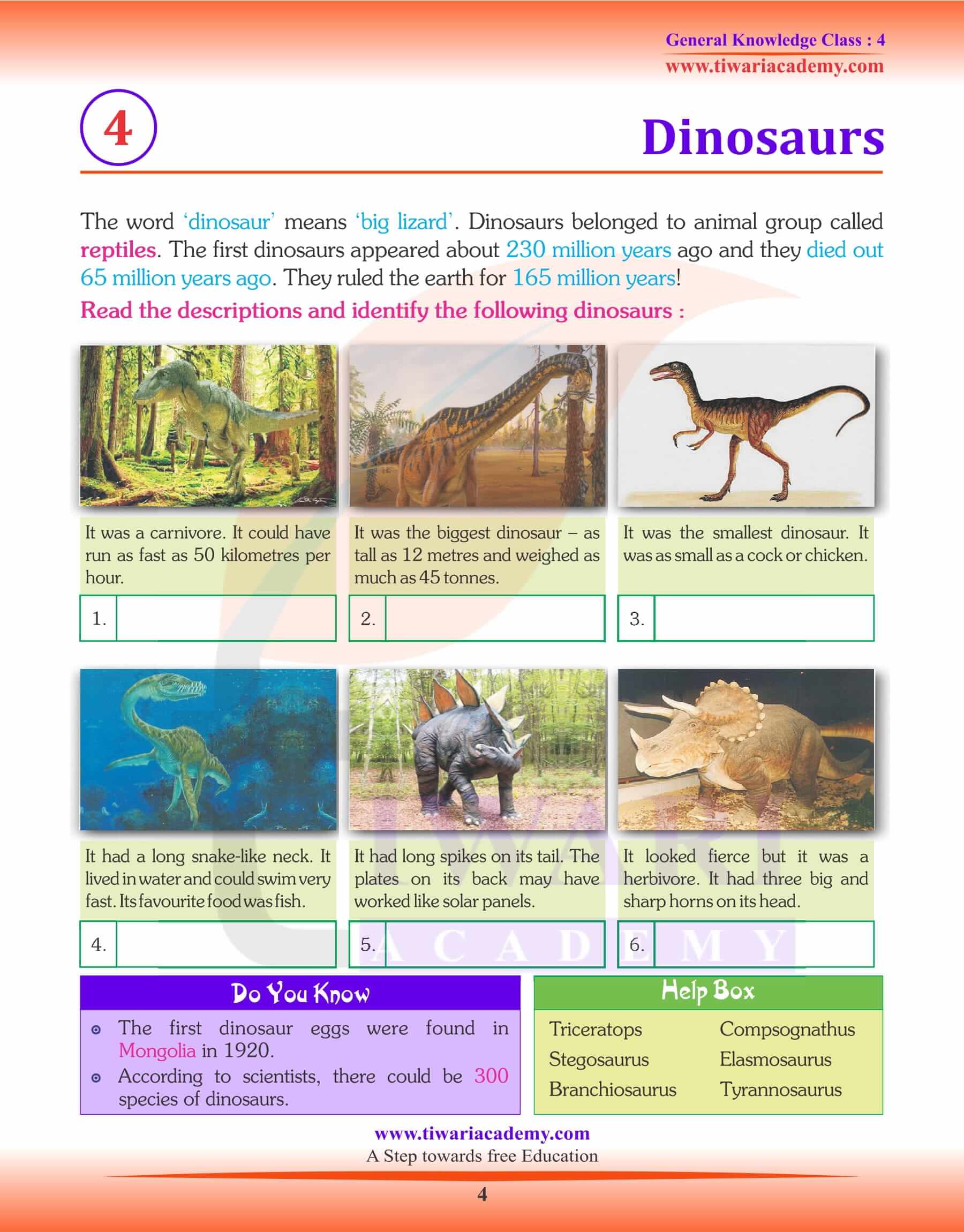 Dinosaurs