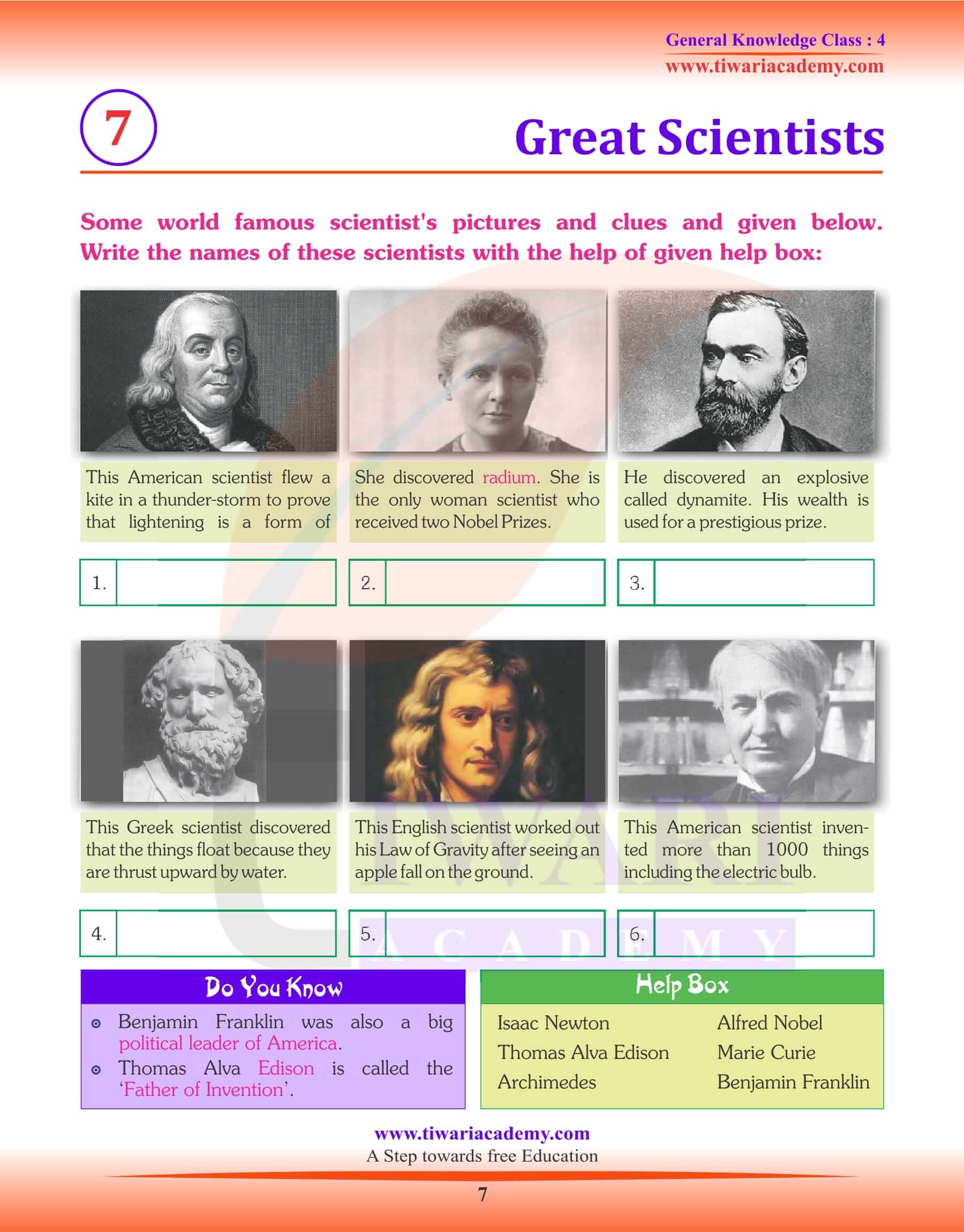 Great Scientists