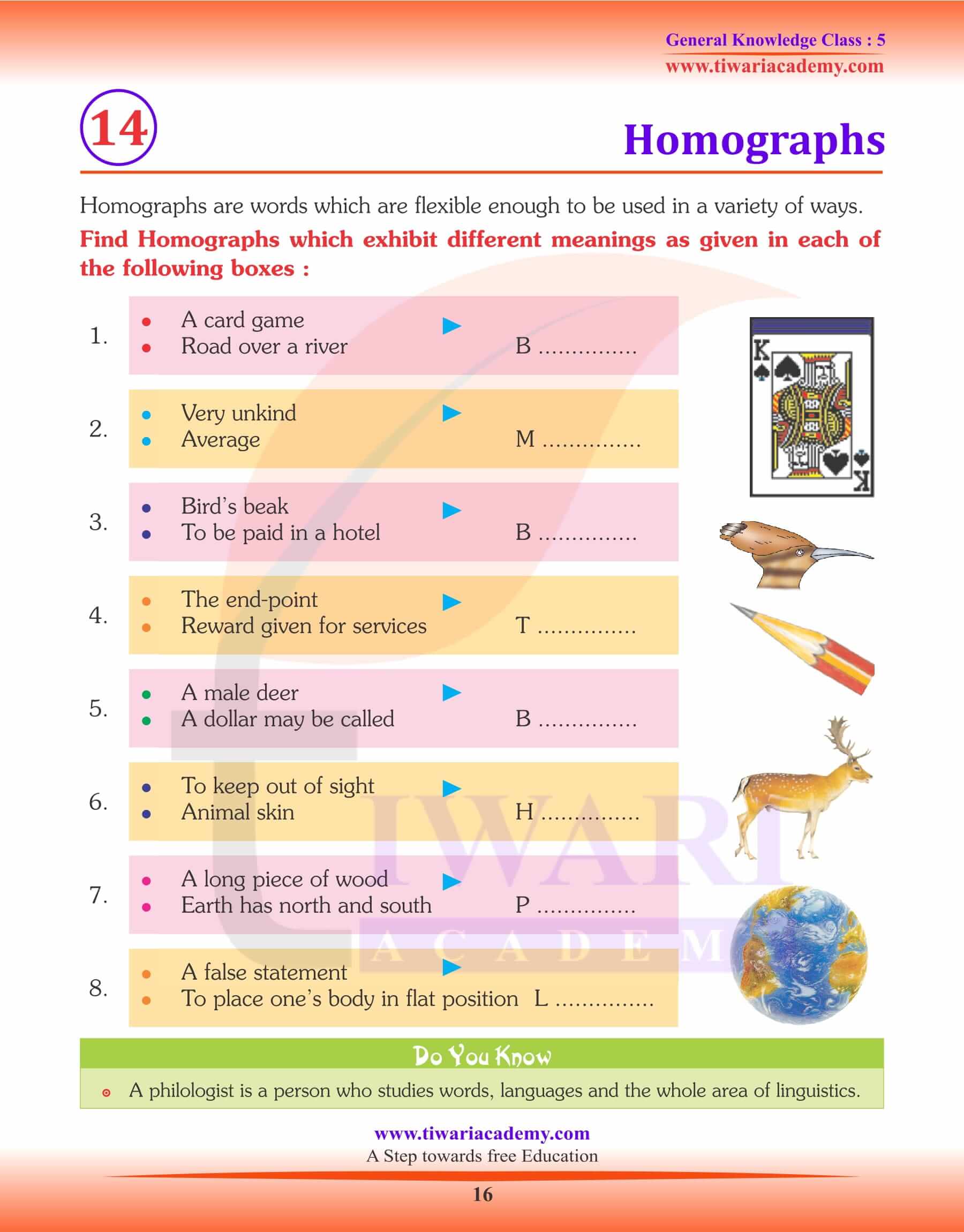 Homographs