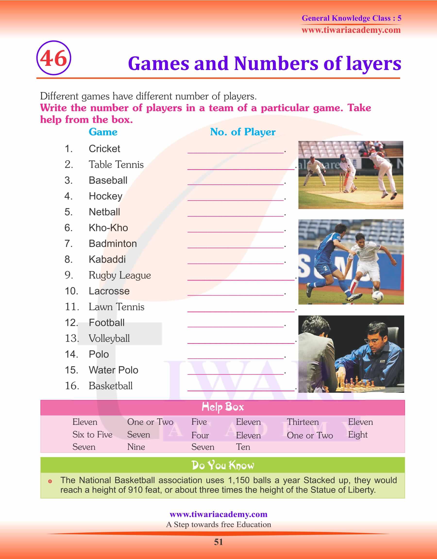 Games and Numbers of Layers