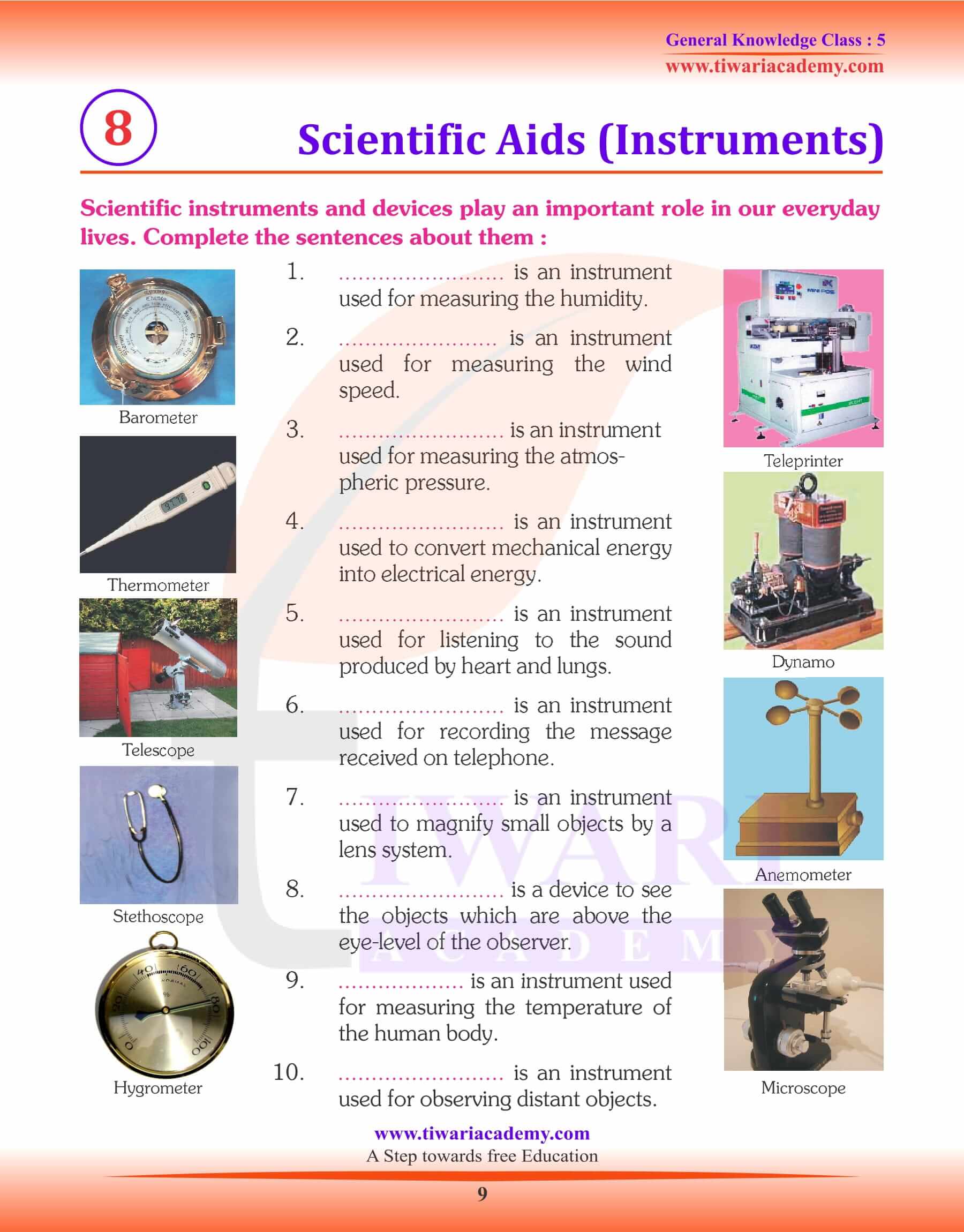 Scientific Aids (Instruments)