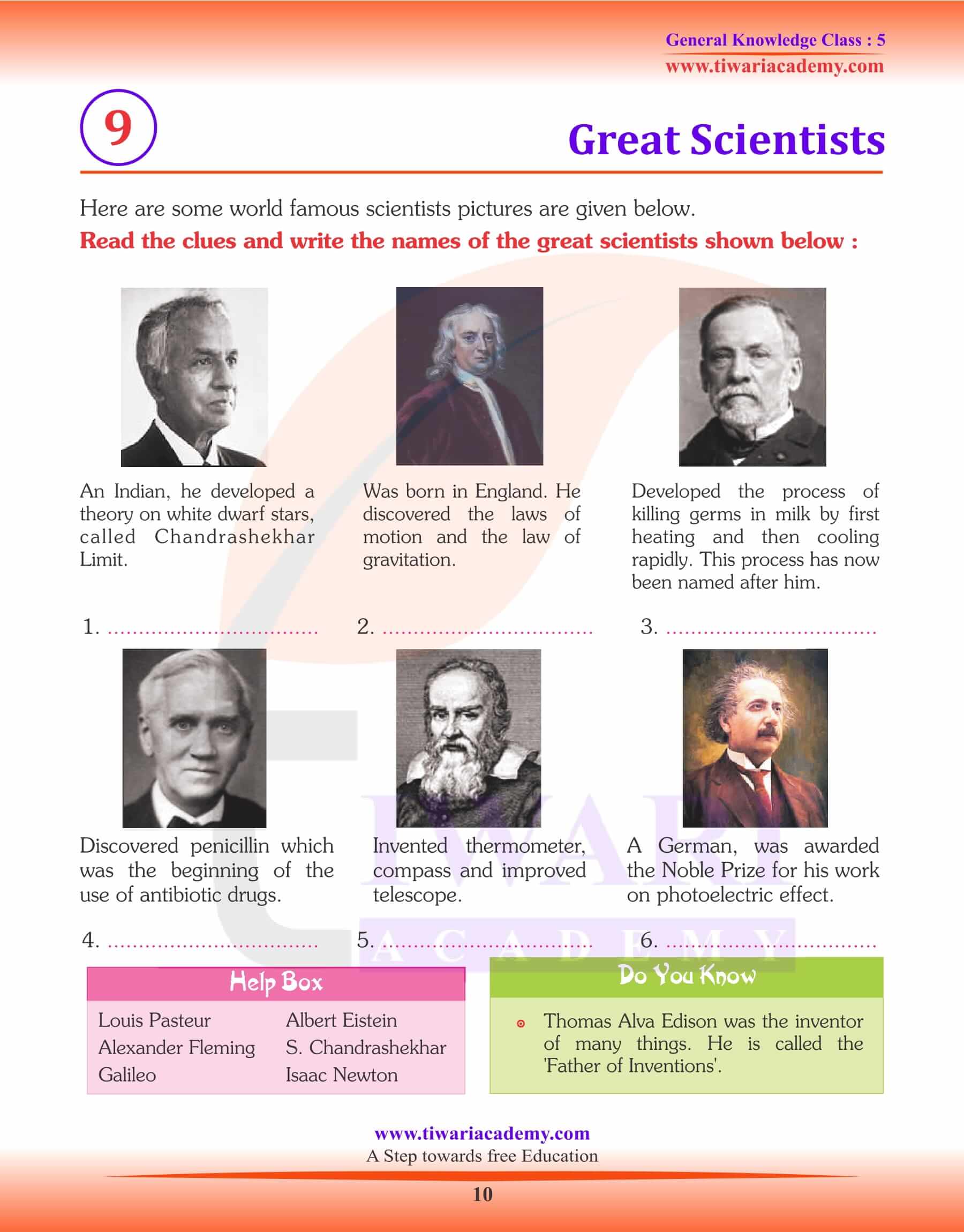 Great Scientists