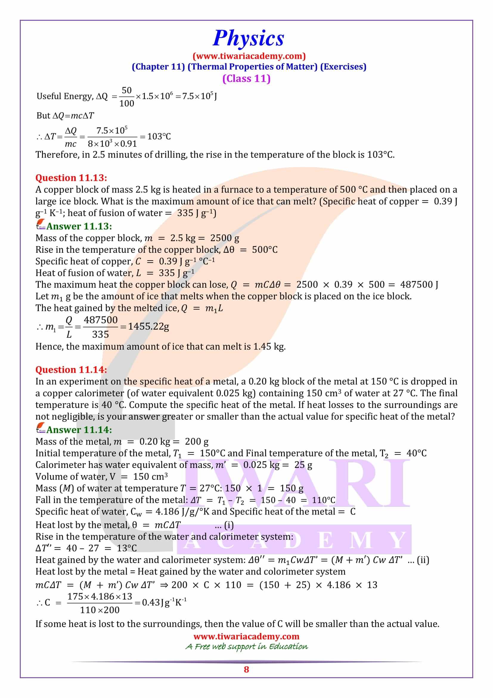 assignment 1 7 physics class 11