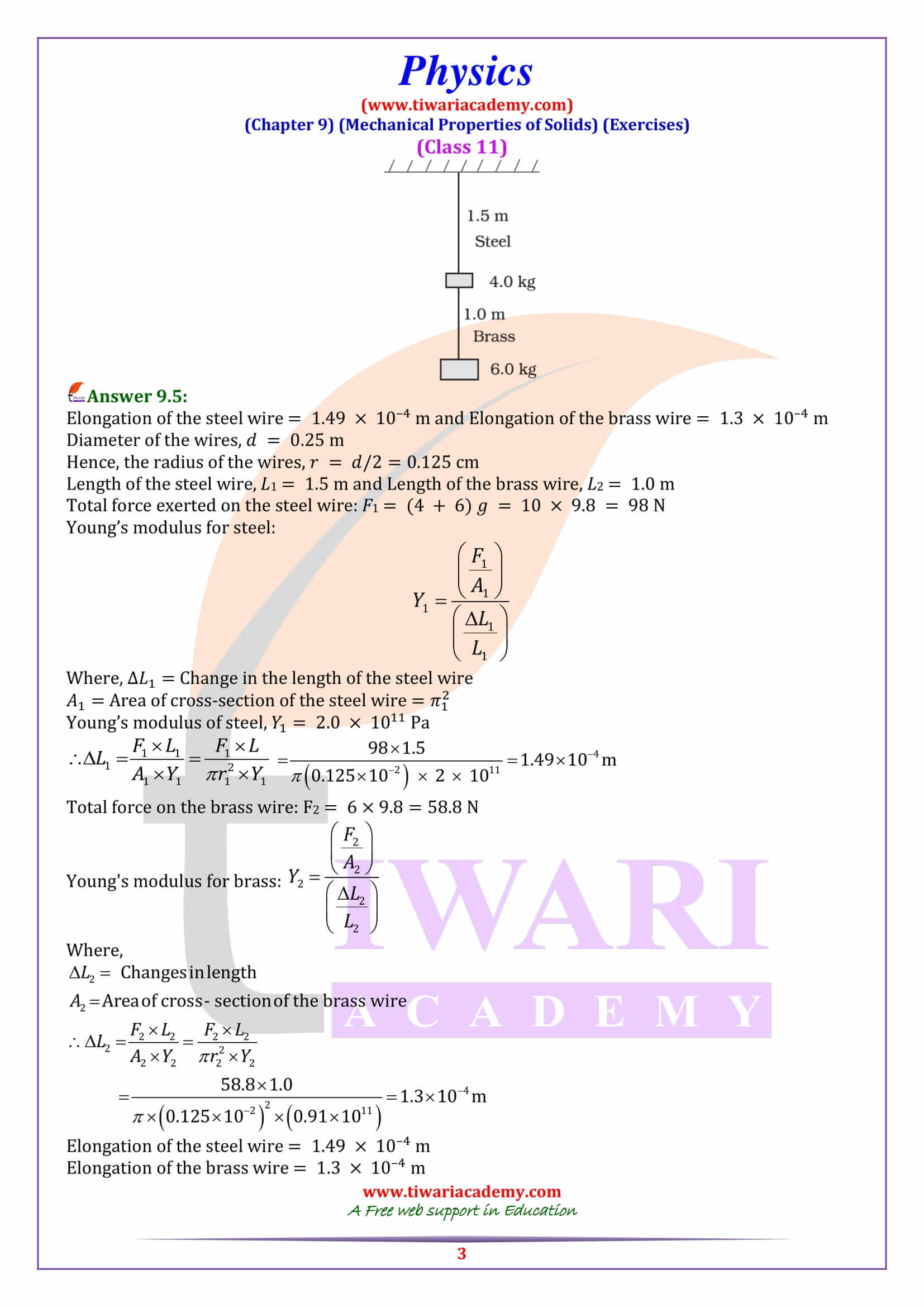 Class 11 Physics Chapter 9