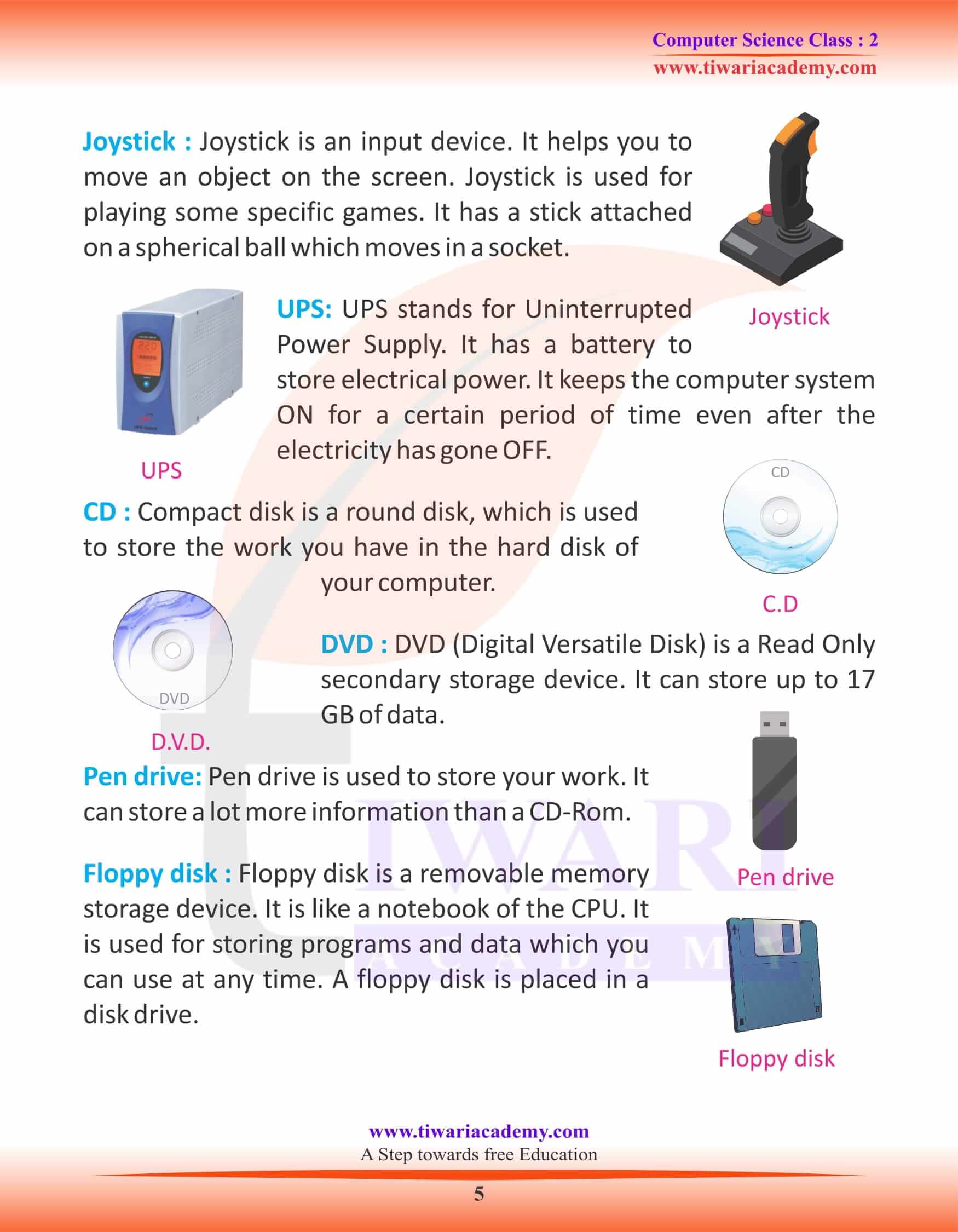 NCERT Solutions for Class 2 Computer Science 2 Practice