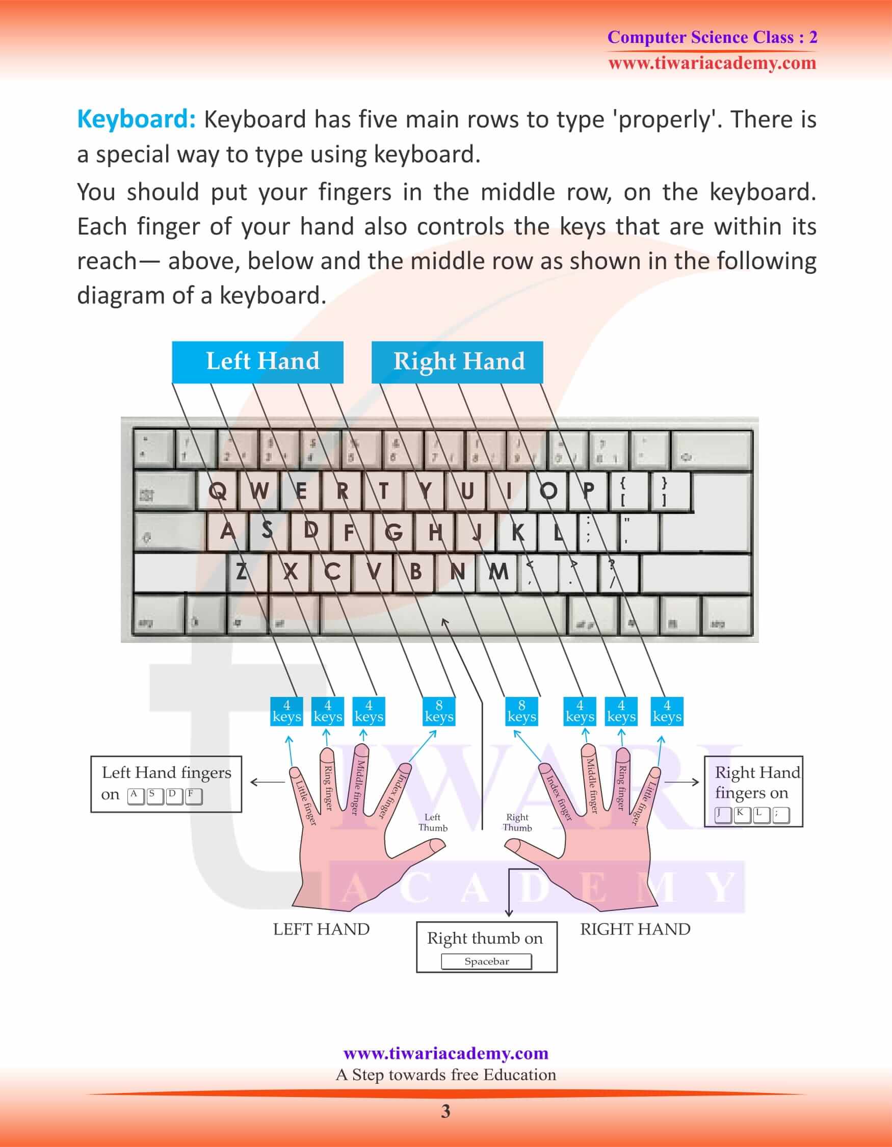 NCERT Solutions for Class 2 Computer Science 3 Notes