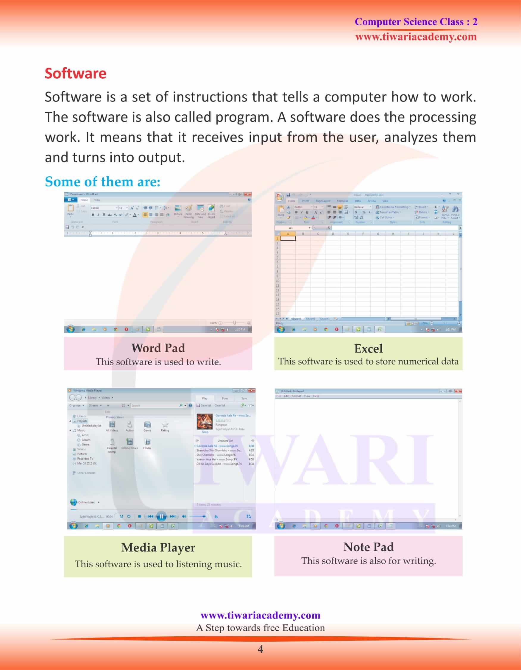 NCERT Solutions for Class 2 Computer Science 3 Assignments