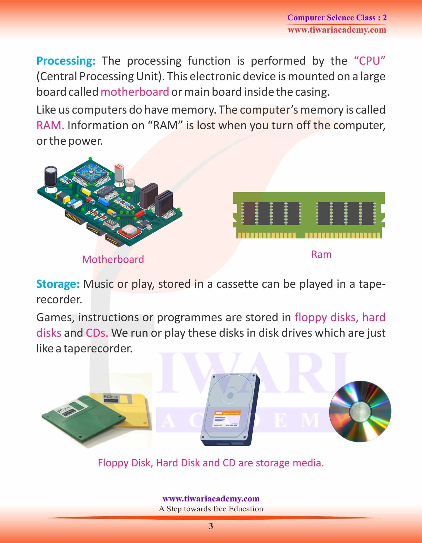 NCERT Solutions for Class 2 Computer Science 4 Book