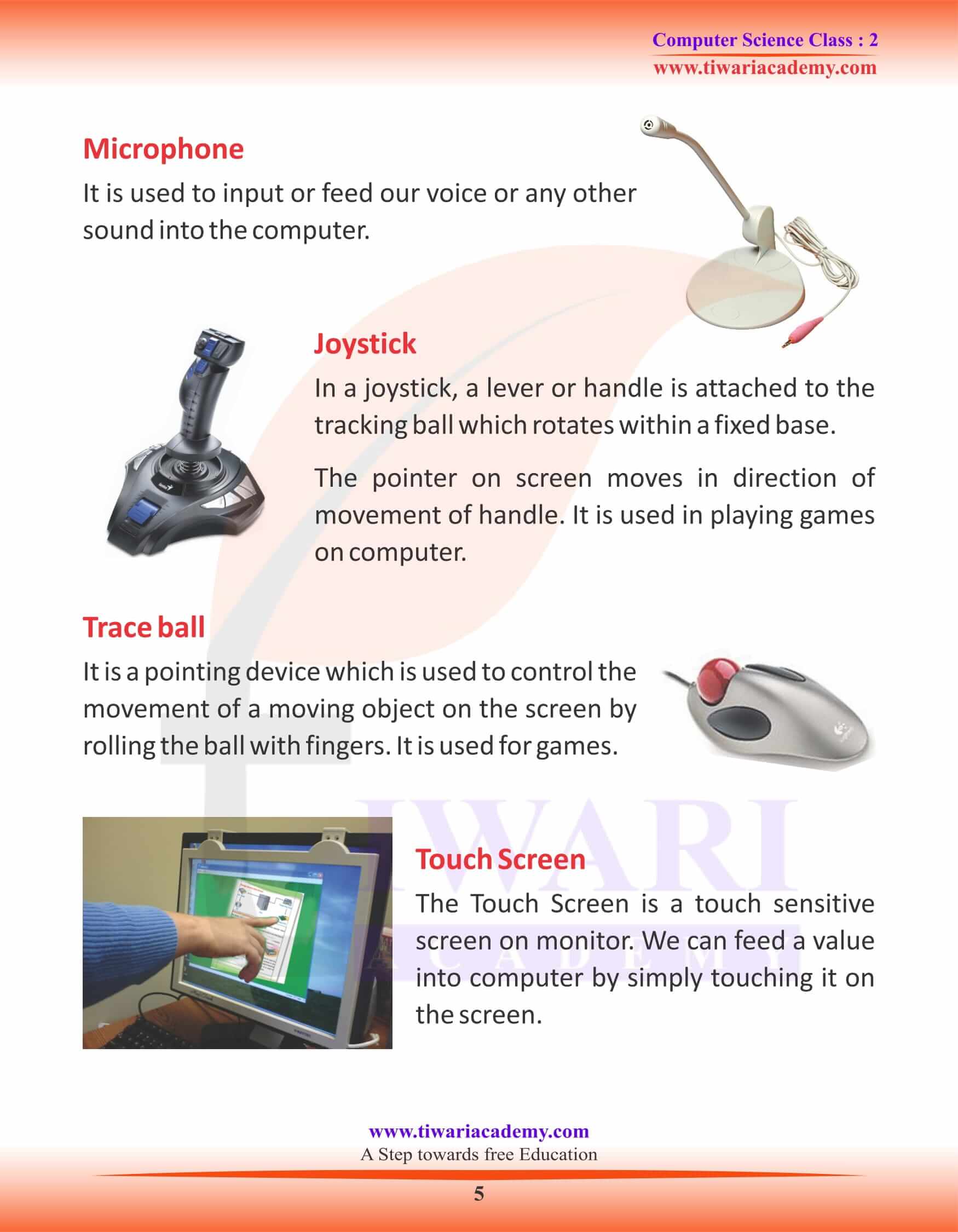 NCERT Solutions for Class 2 Computer Science 4 Activities