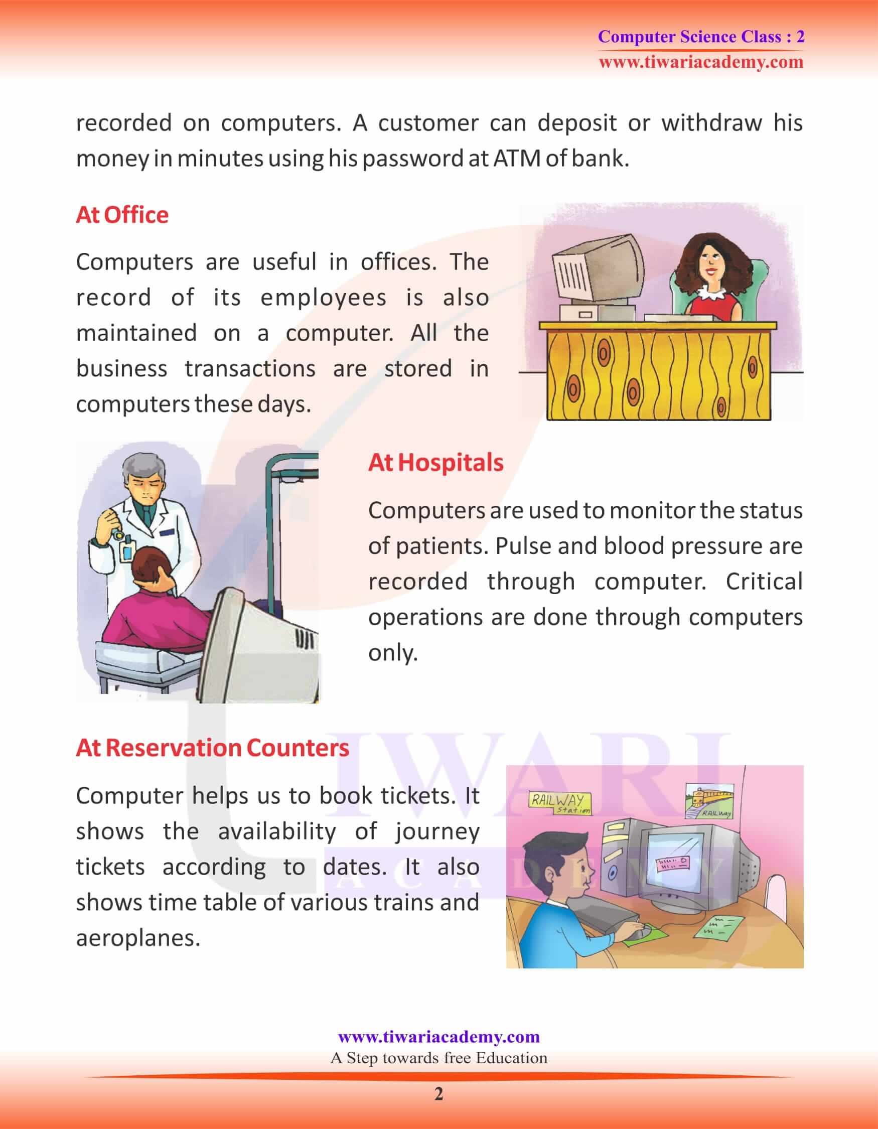 NCERT Solutions for Class 2 Computer Chapter 7 Notes