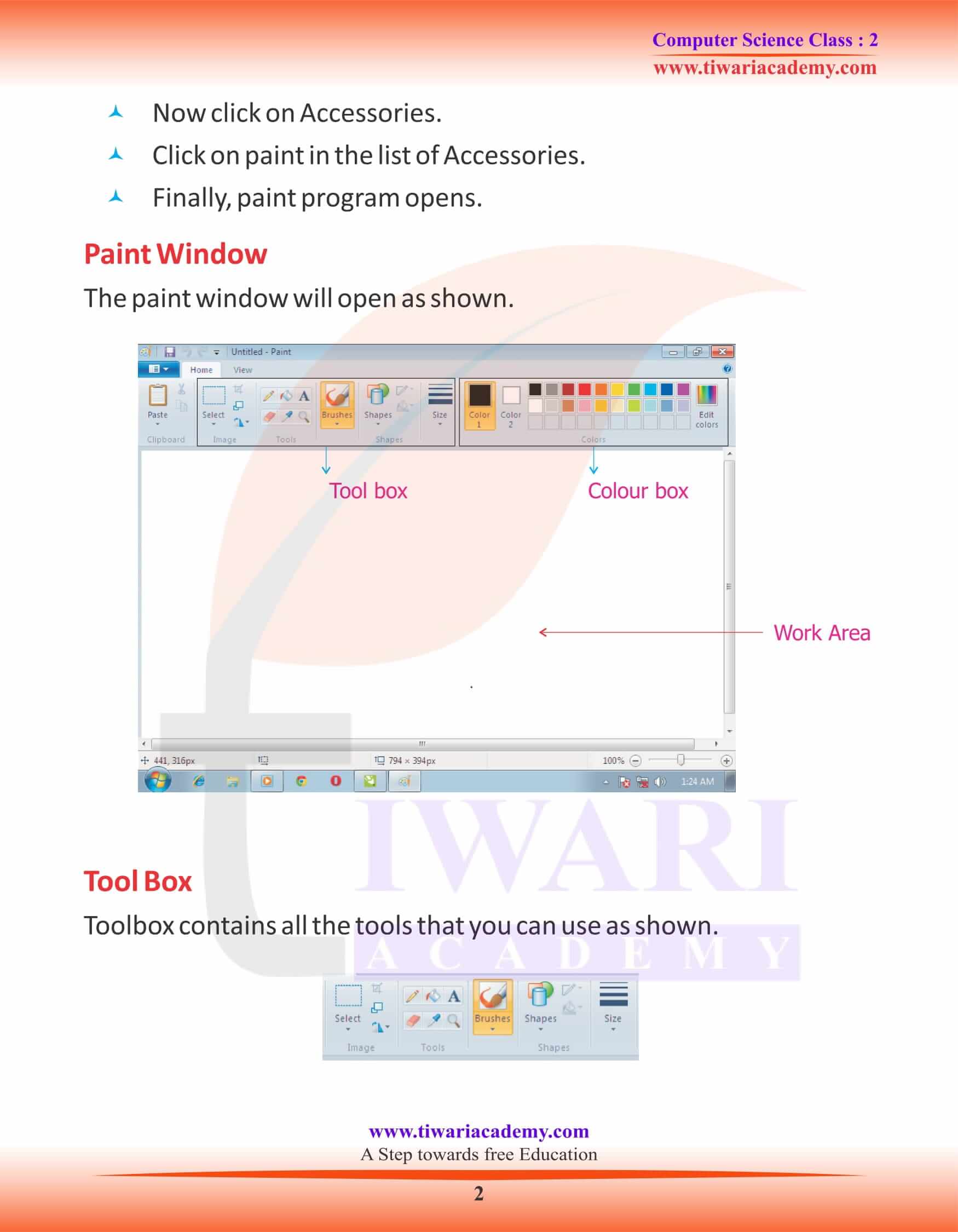 NCERT Solutions for Class 2 Computer Chapter 9 Notes