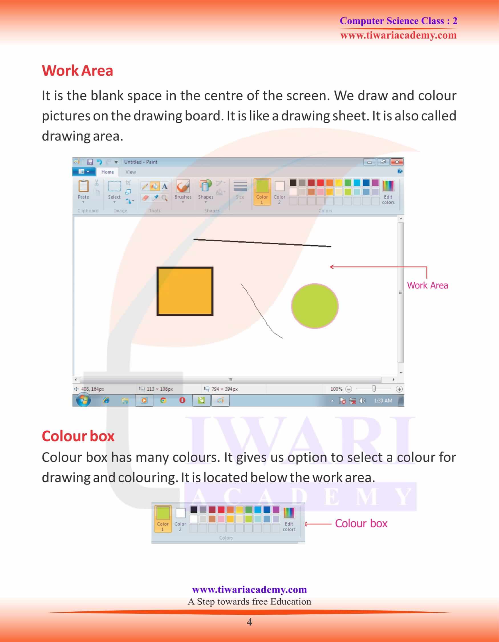 NCERT Solutions for Class 2 Computer Chapter 9 Study material