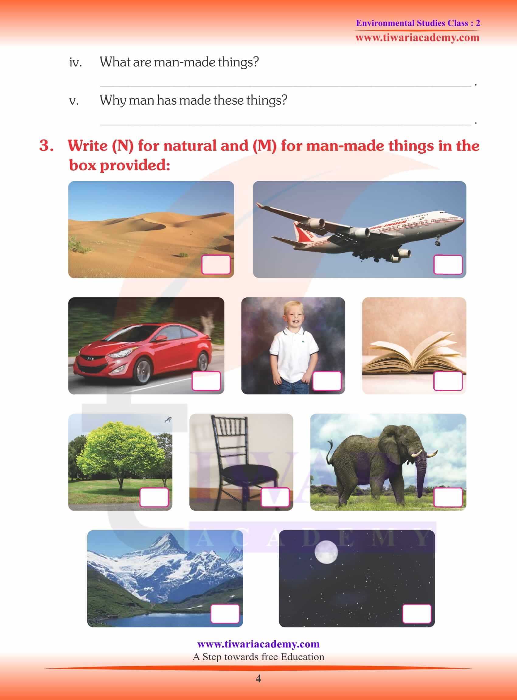 NCERT Solutions for Class 2 EVS Chapter 11 Worksheets