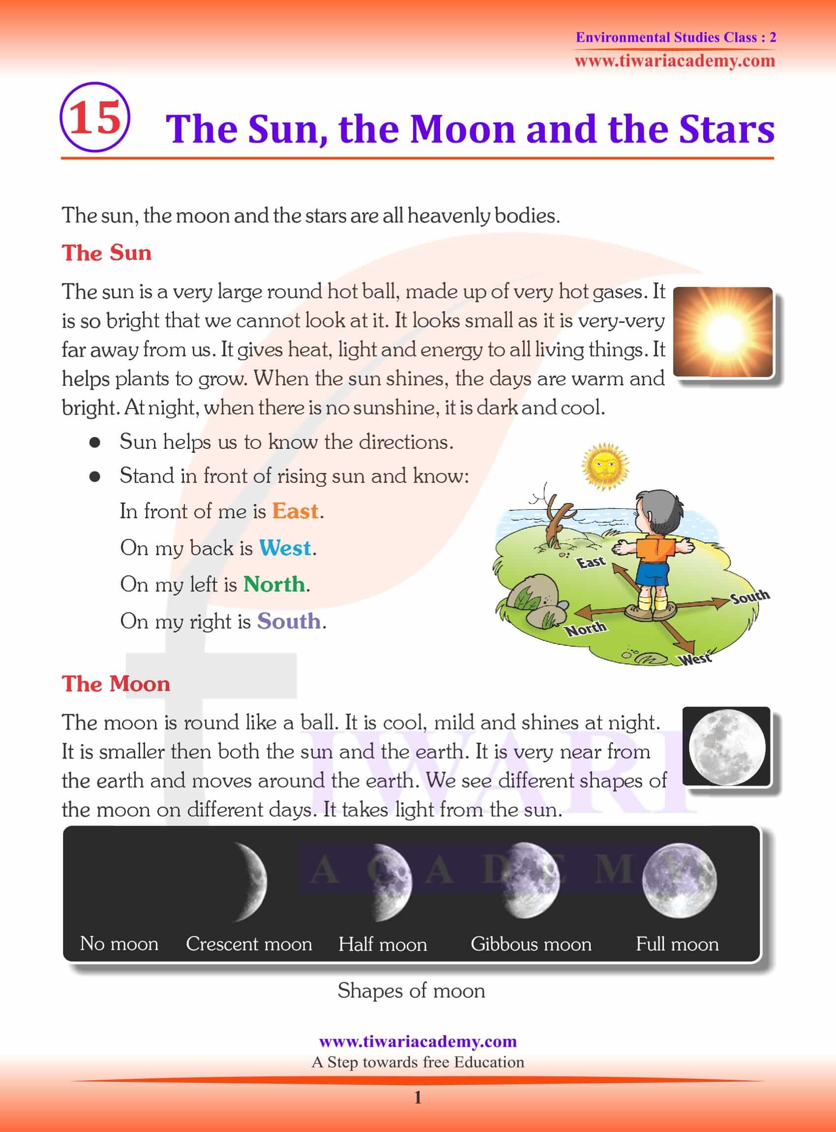 NCERT Solutions for Class 2 EVS Chapter 15 Activity