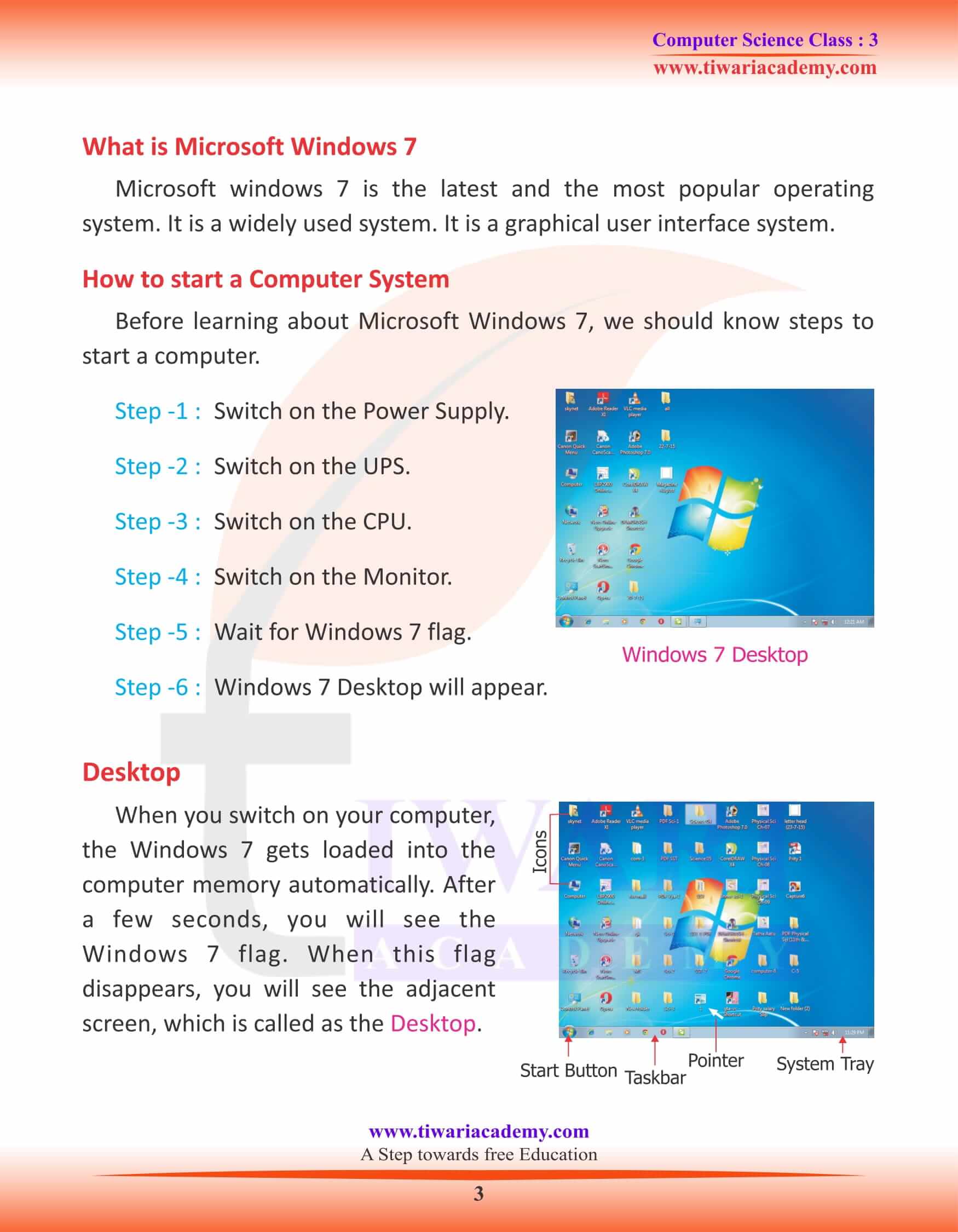 Class 3 Computer Science Chapter 4