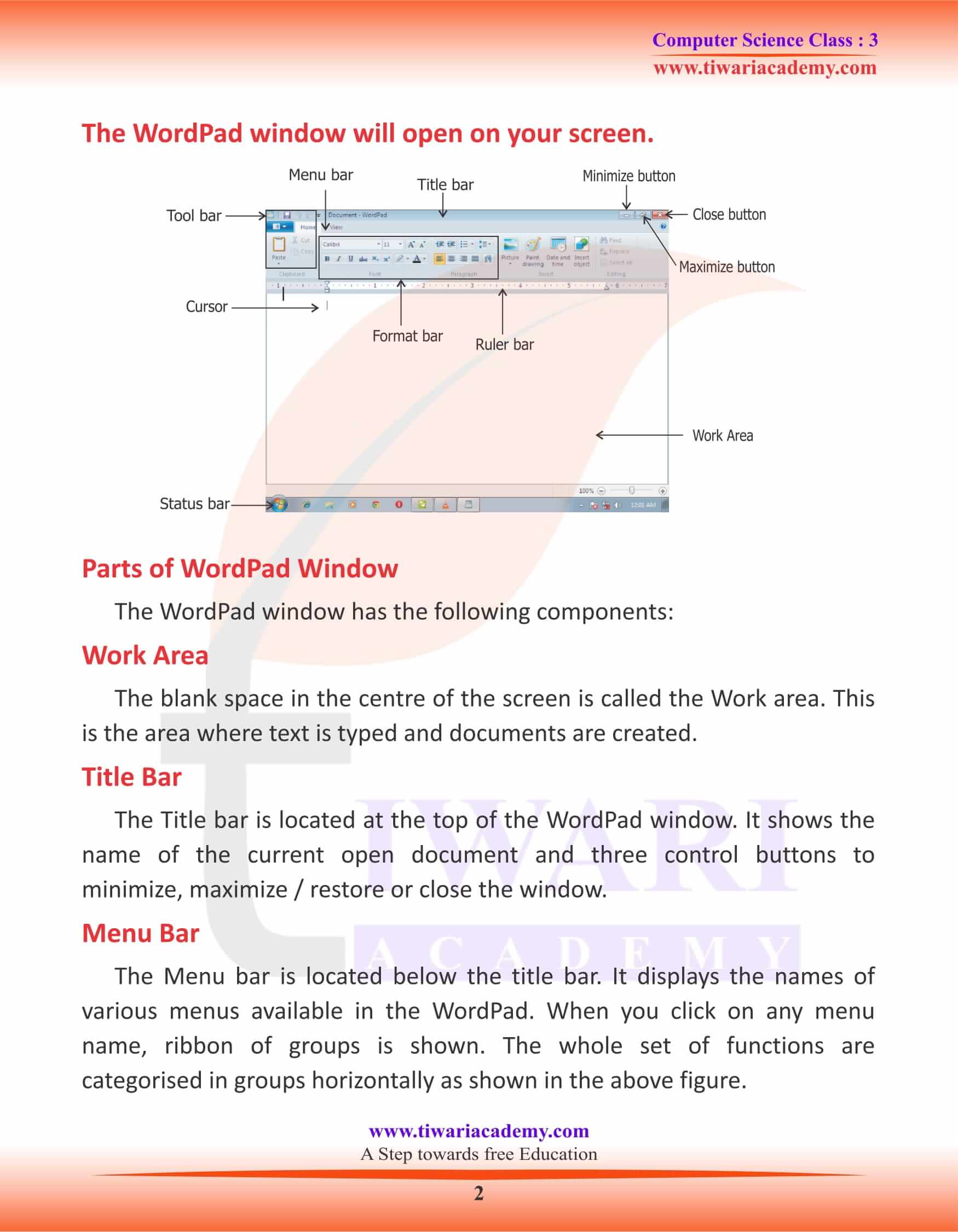 Introduction to WordPad