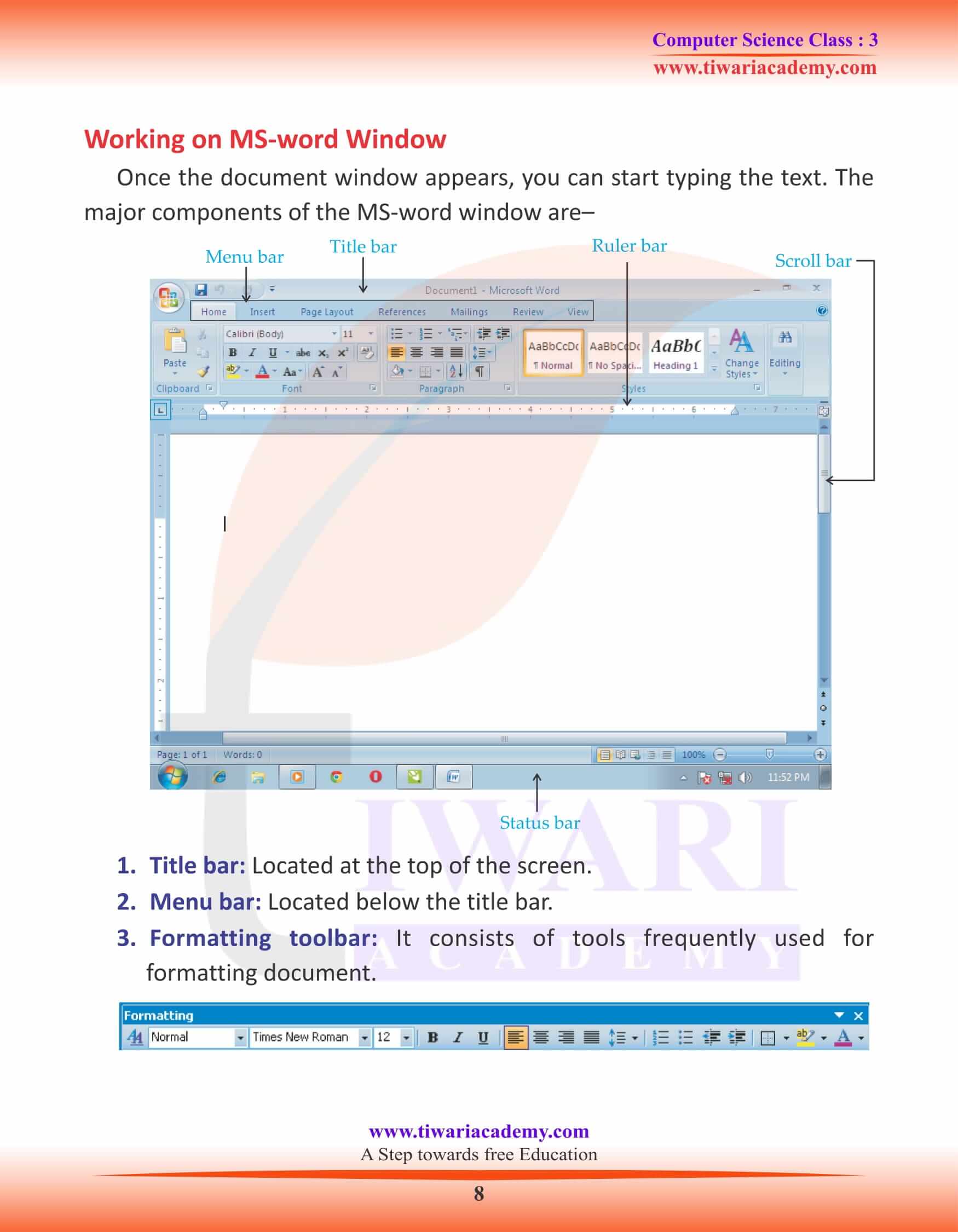 NCERT Solutions for Class 3 Computer Science Chapter 7 Assignments