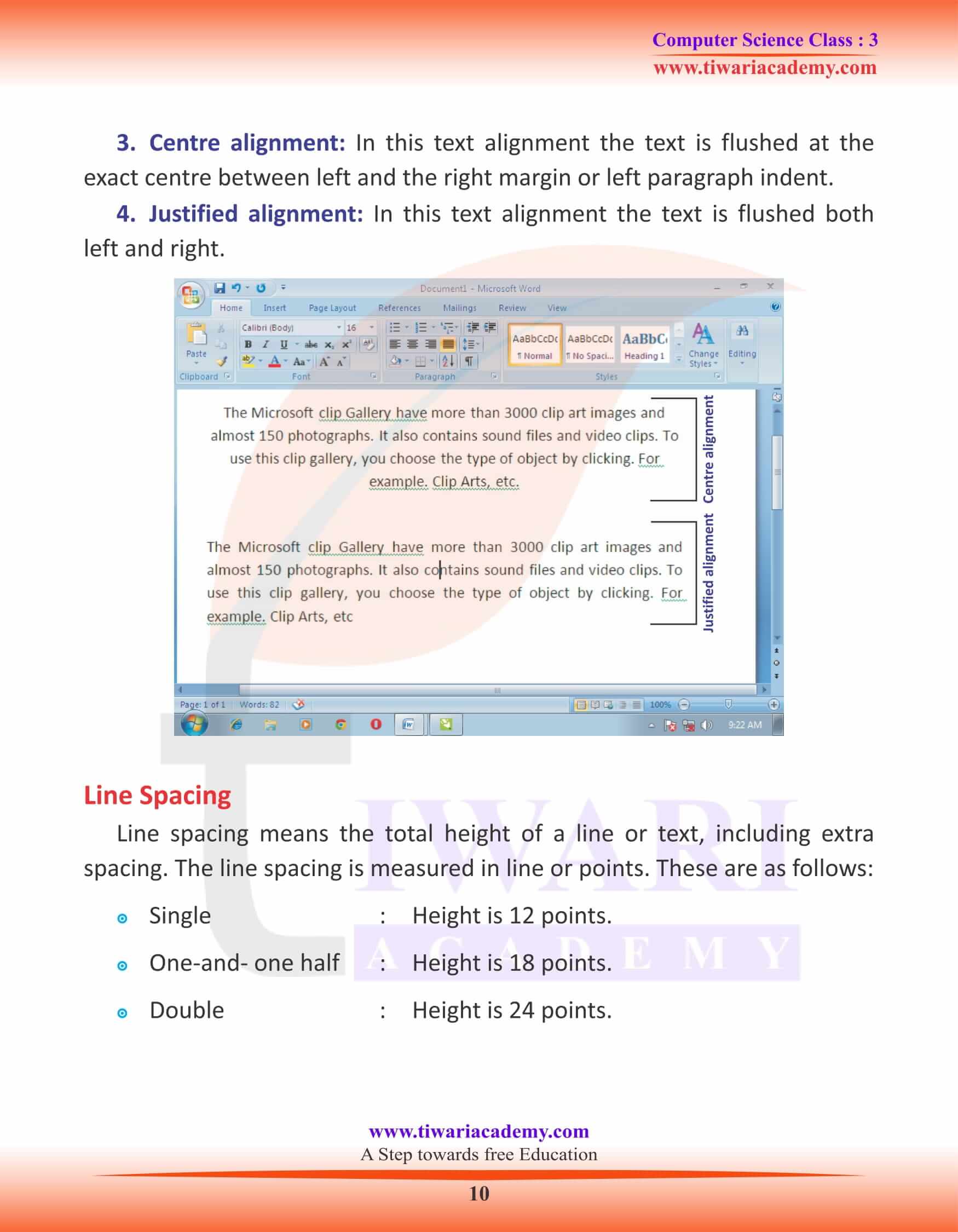 Class 3 Computer Science Chapter 7 Notes